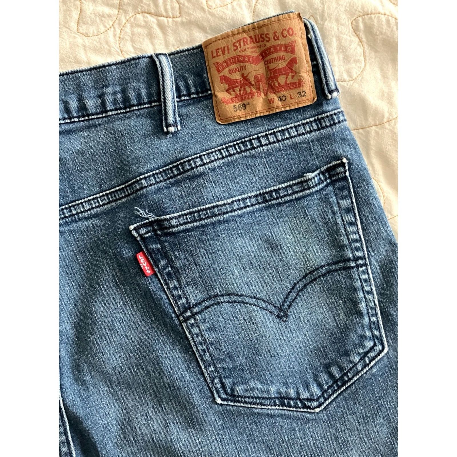 Levi's Concise and Action-Oriented: "Levi'S 569 Loose Fit..." is a clear understandable statement Size US 40 / EU 56 - 2 Thumbnail