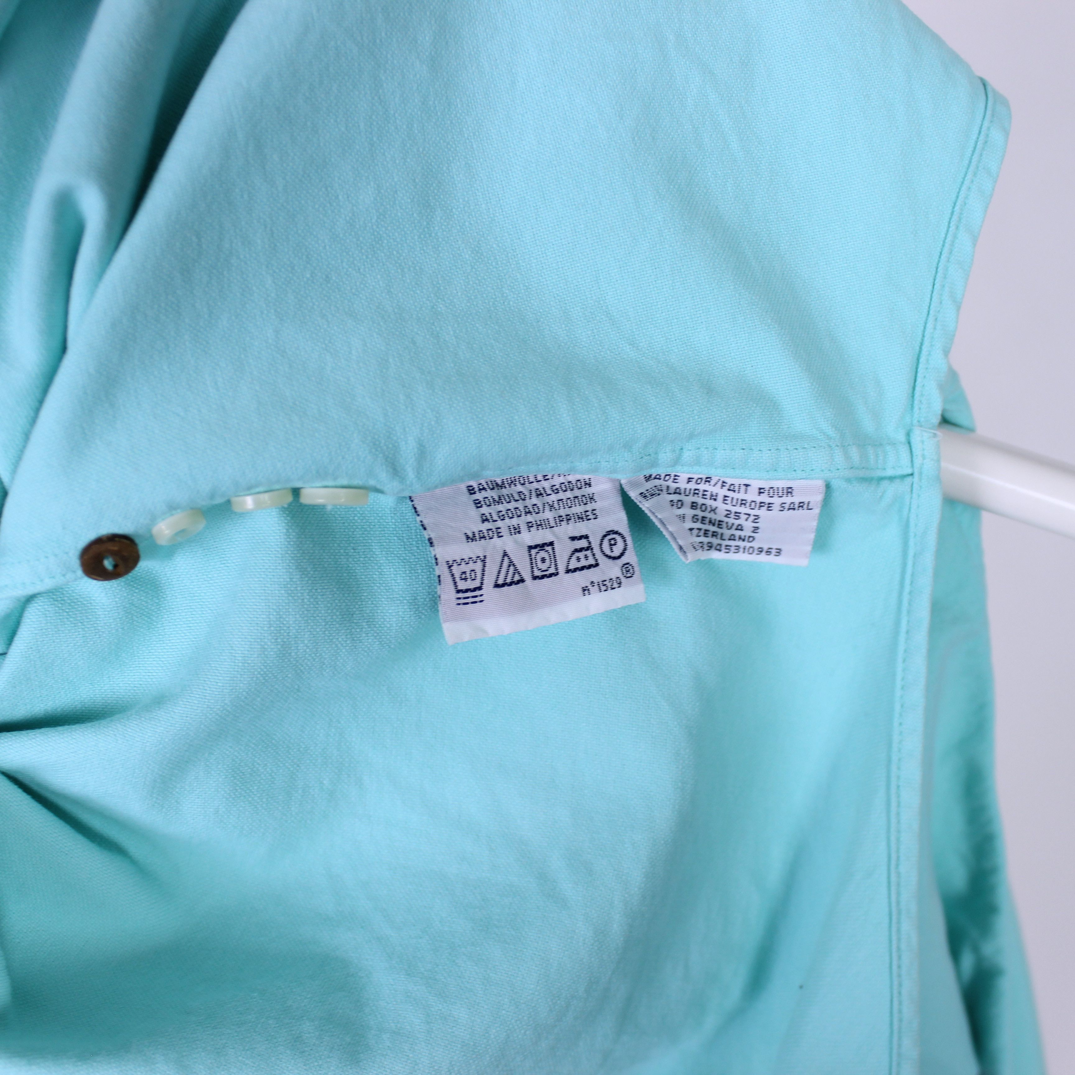 Polo Ralph Lauren Polo Ralph Lauren Shirt S Slim Fit cotton Blue Button Ups Size US S / EU 44-46 / 1 - 3 Thumbnail