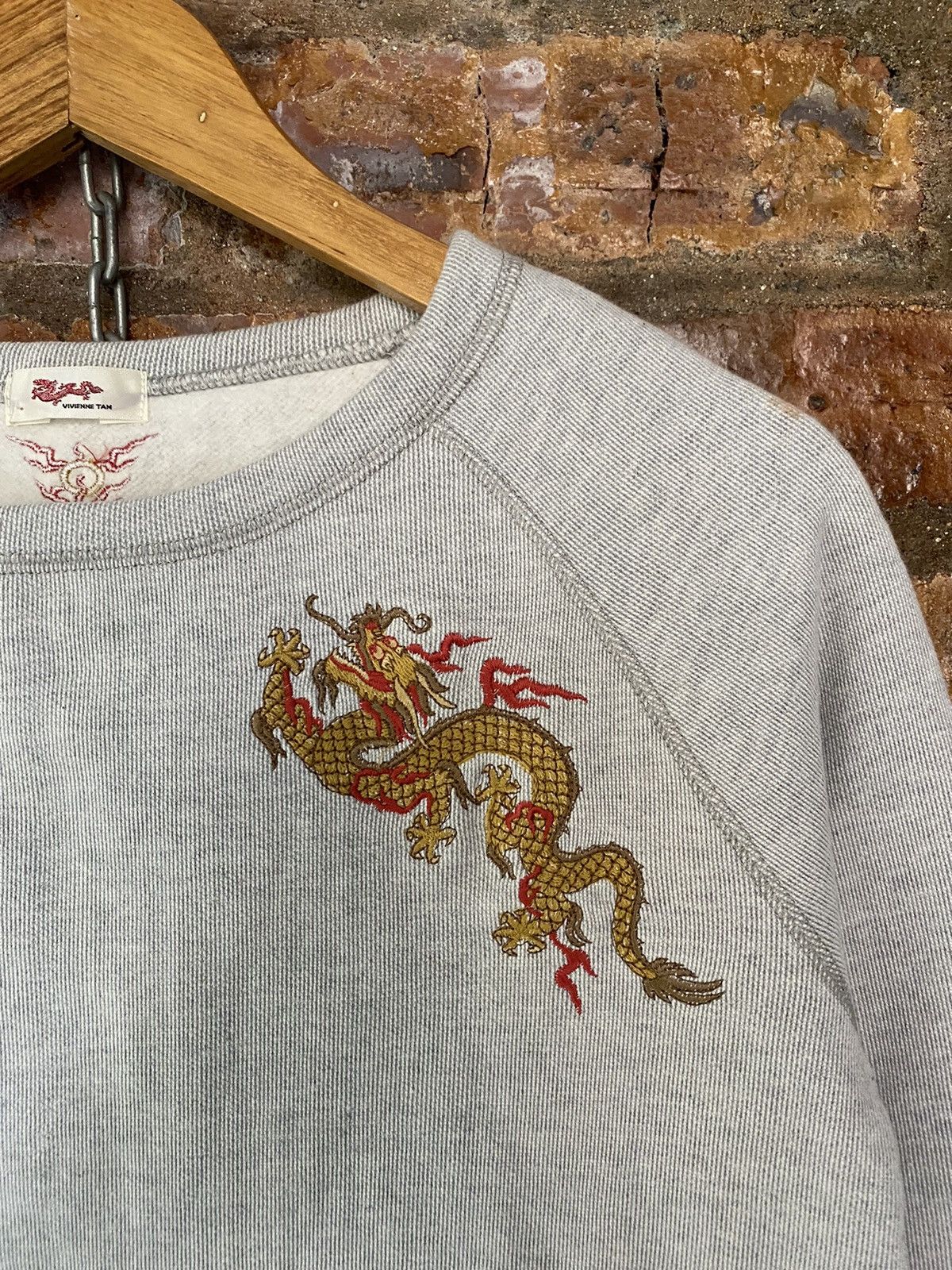 Vivienne Tam AW99 Vivienne Tam Double Dragon embroidered flare sleeve Size S / US 4 / IT 40 - 4 Thumbnail