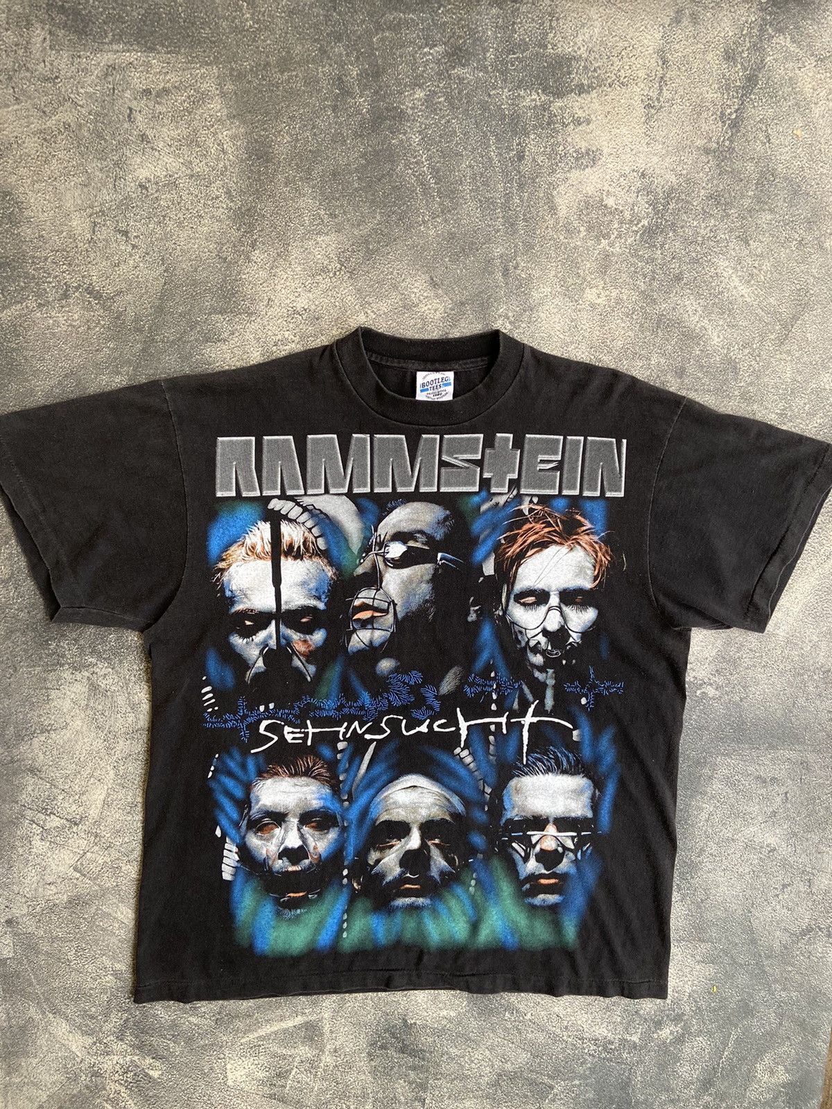 Band Tees × Vintage Rock Band Rammstein Bootleg Size US XL / EU 56 / 4 - 1 Thumbnail