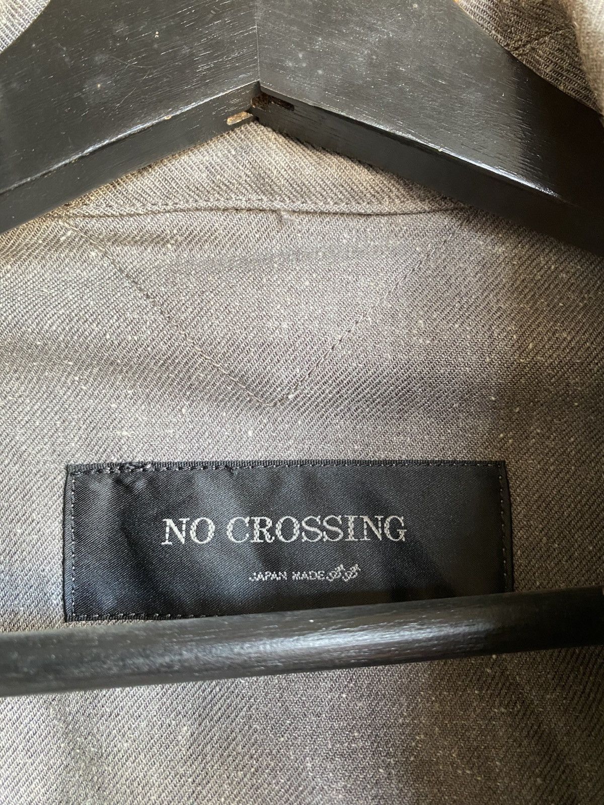 Japanese Brand NO CROSSING Japan Made Workwear Jacket – Grey & Black Zip Size US S / EU 44-46 / 1 - 8 Thumbnail