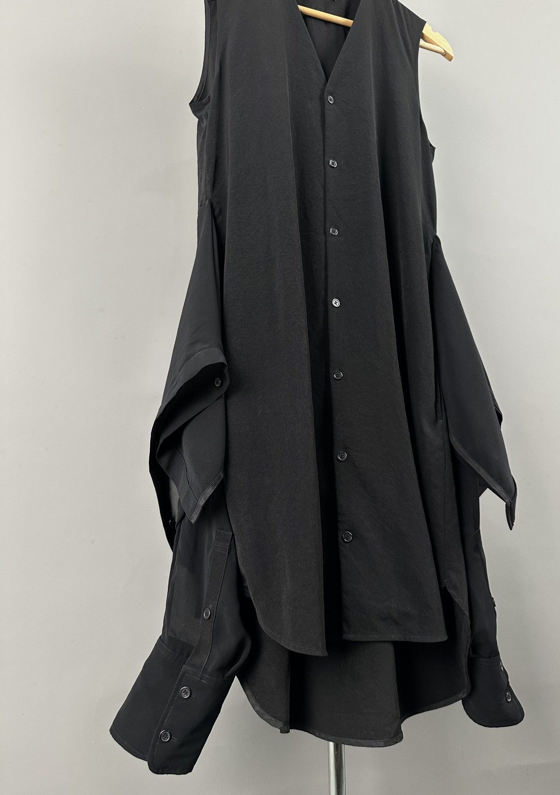 Y's × Yohji Yamamoto Y’s - Yohji Yamamoto Purple Label - Two way function dress Size XS / US 0-2 / IT 36-38 - 4 Thumbnail
