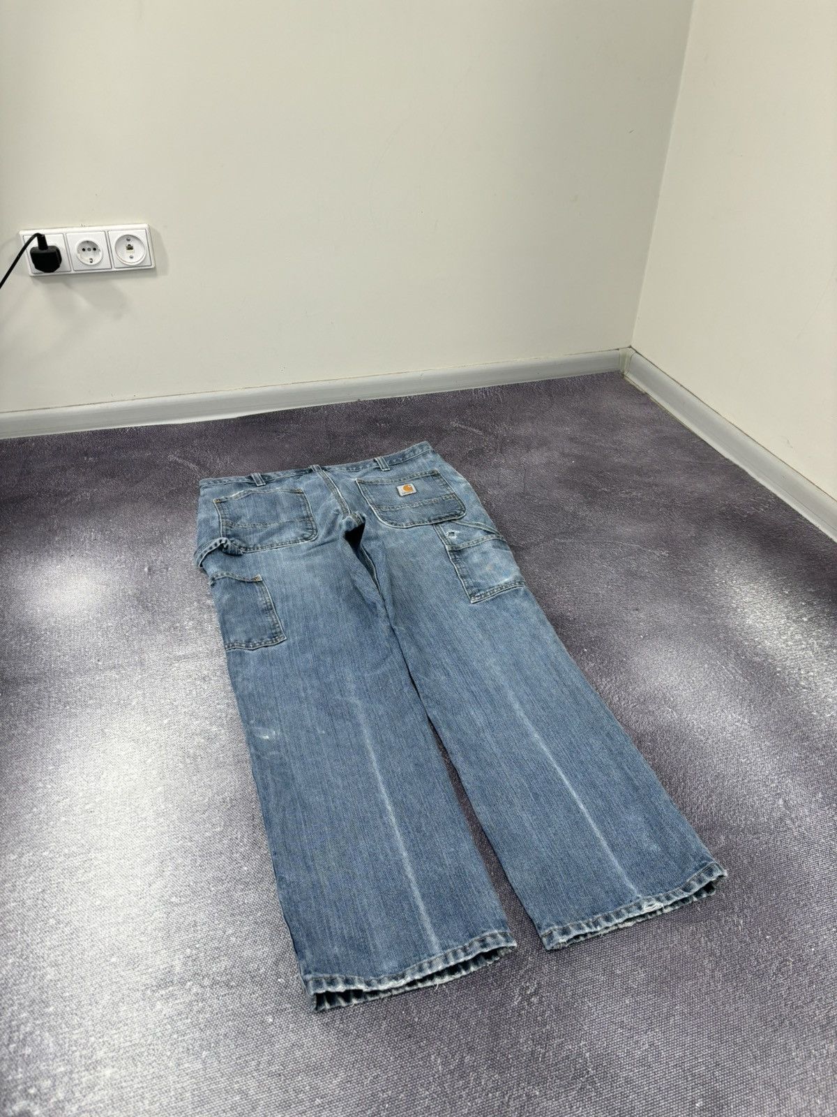 Carhartt Vintage Carhartt Y2K Relaxed Fit Faded Workwear Denim Jeans Size US 36 / EU 52 - 3 Thumbnail