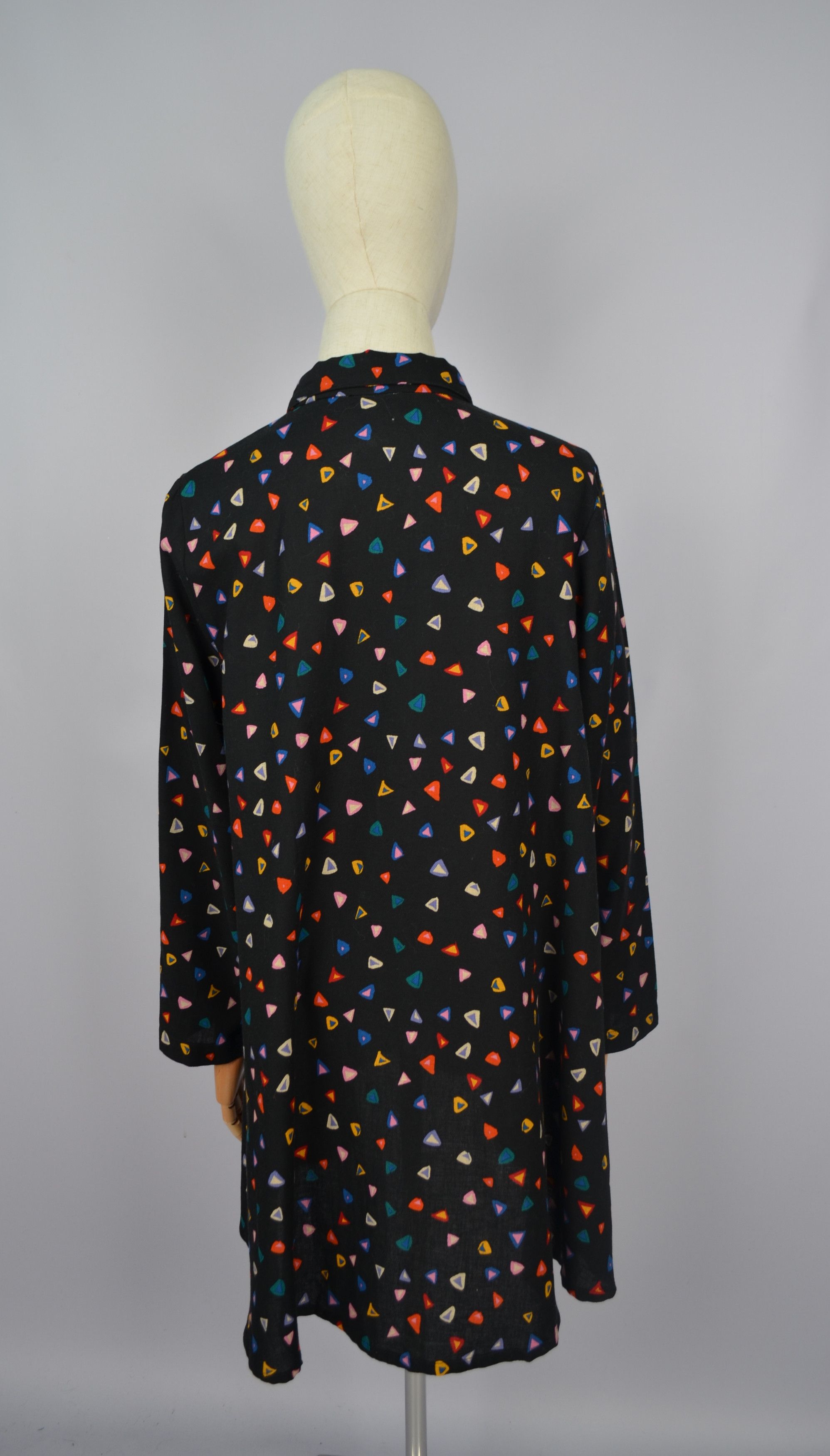 Designer × Sahara Club Sahara Abstract Print Tunic Shirt Size 1/XS Oversize Size XS / US 0-2 / IT 36-38 - 7 Thumbnail