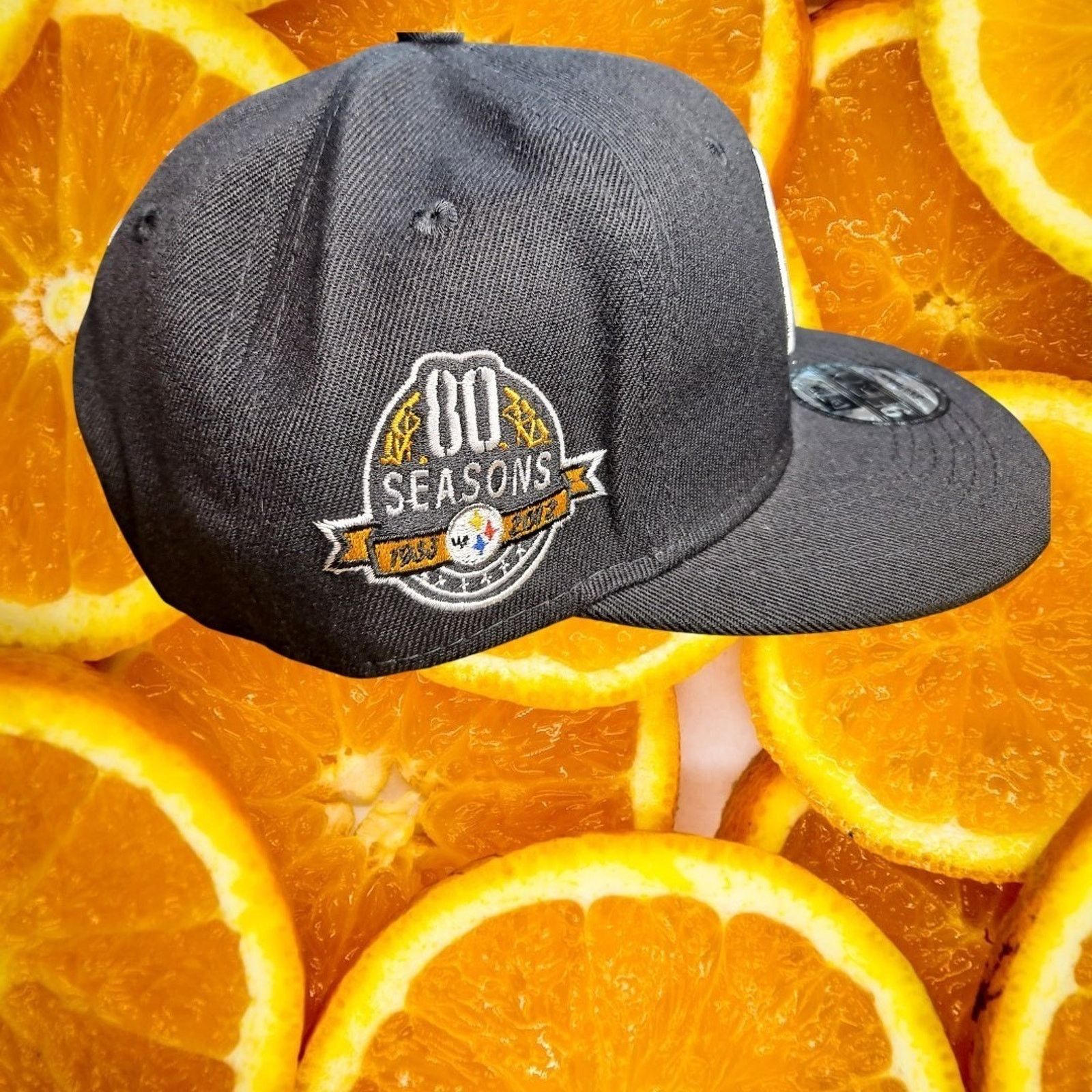 New Era New Era Pittsburgh Steelers NFL Snapback Hat 80 Season Size ONE SIZE - 5 Thumbnail