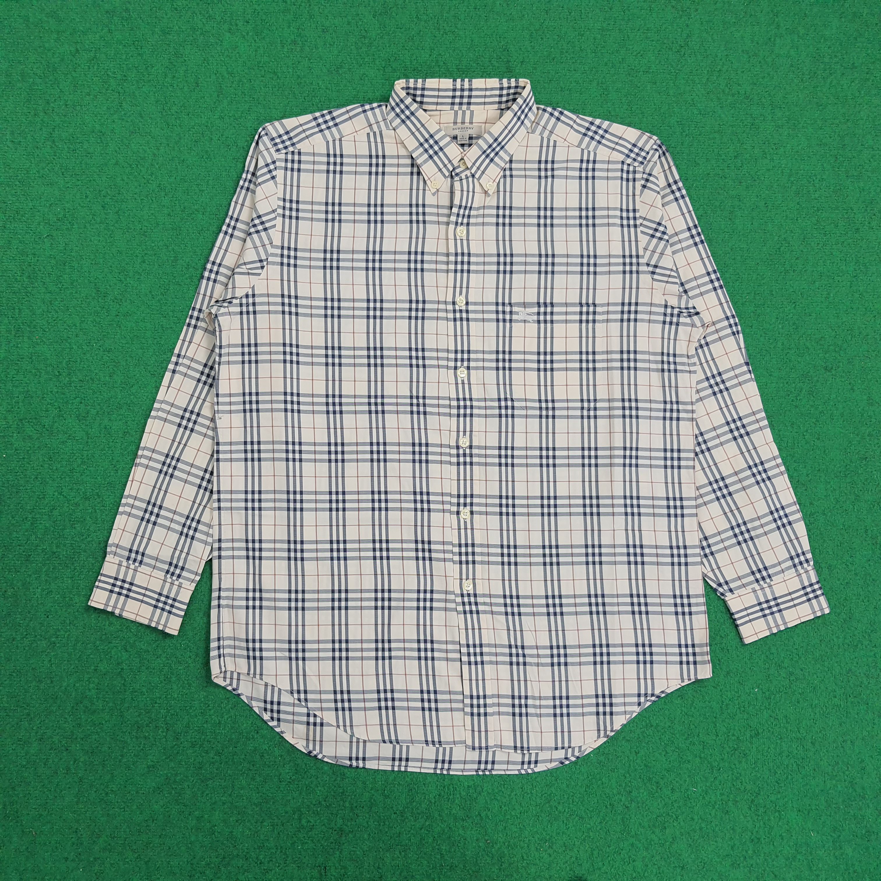 Burberry London Long Sleeve Button Up Shirt