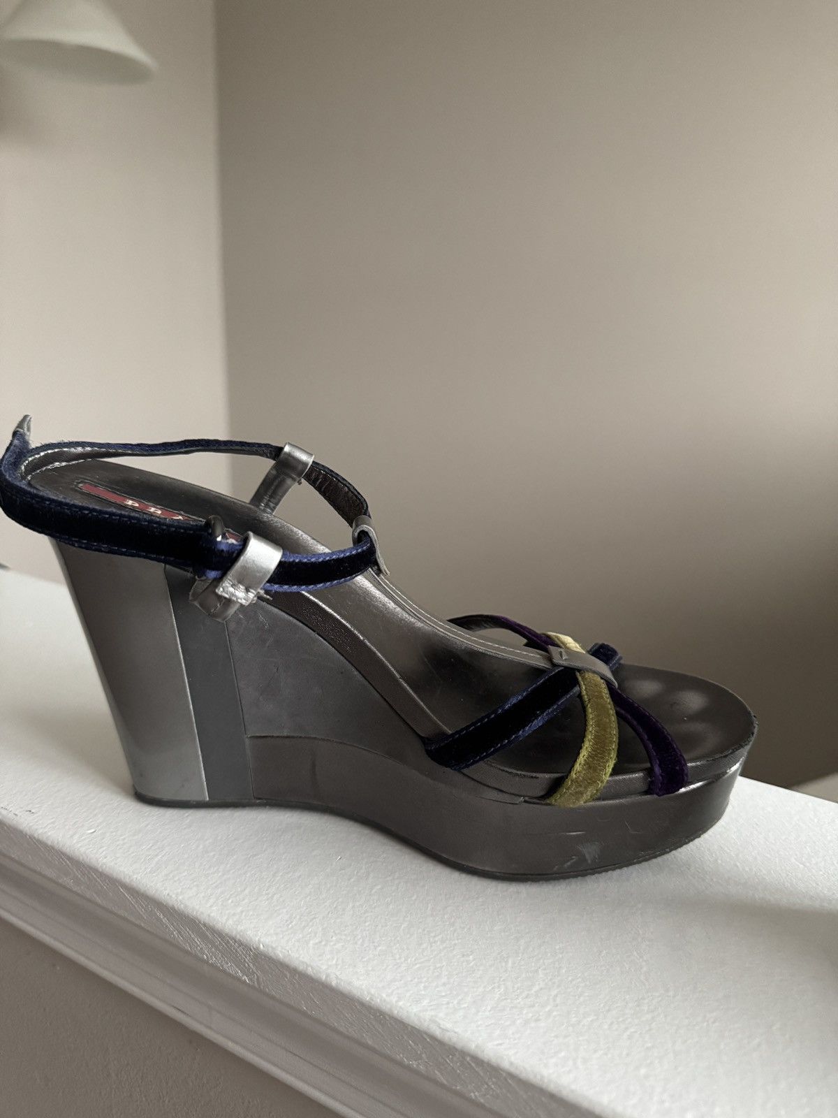 Designer × Prada Prada Wedge Heel Size US 8 / IT 38 - 3 Thumbnail