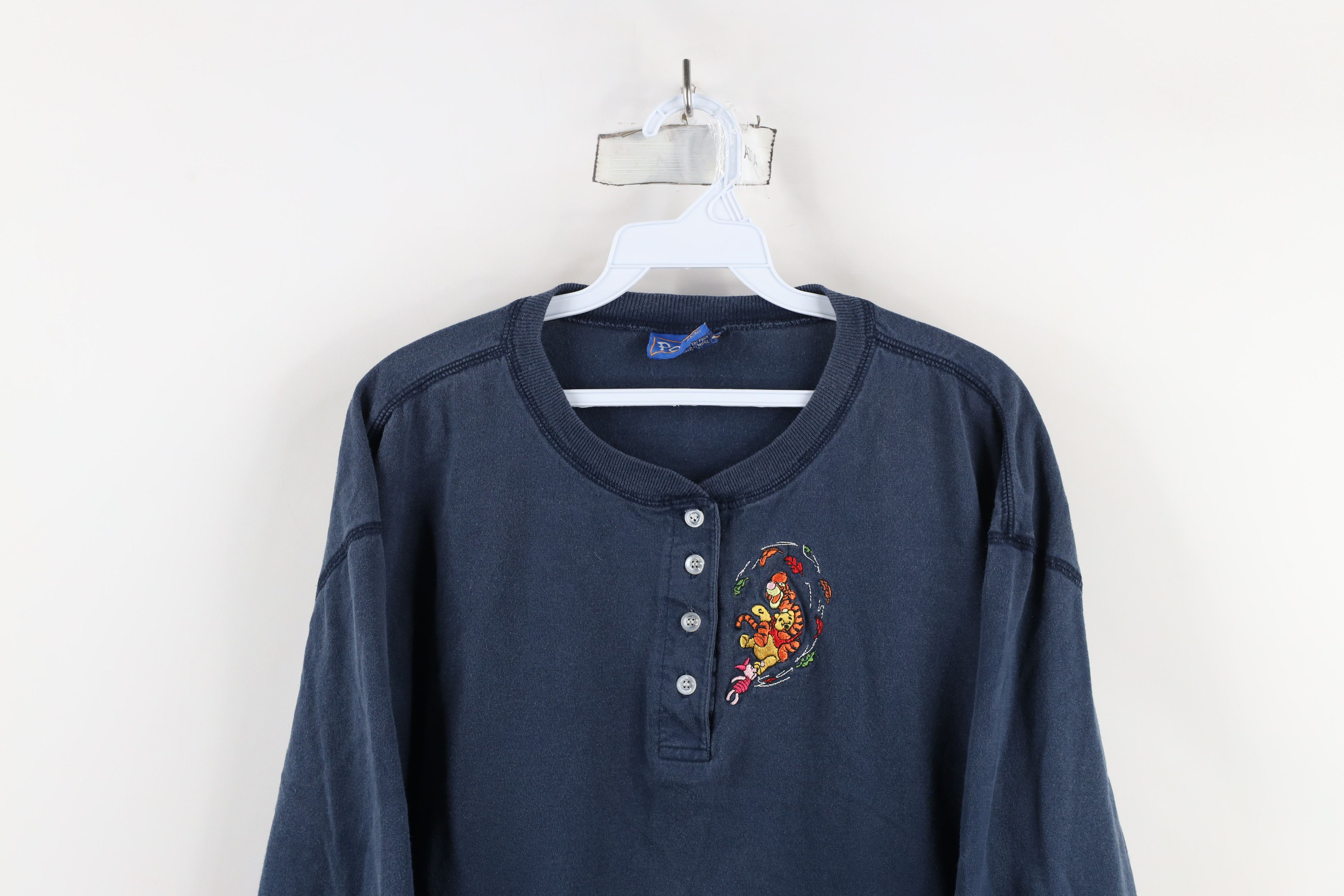 Disney × Vintage Vintage 90s Disney Winnie the Pooh Long Sleeve T-Shirt Size XXL / US 16-18 / IT 52-54 - 2 Thumbnail