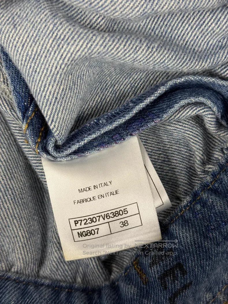 Chanel Chanel Blue graffiti denim jacket Size XS / US 0-2 / IT 36-38 - 5 Thumbnail