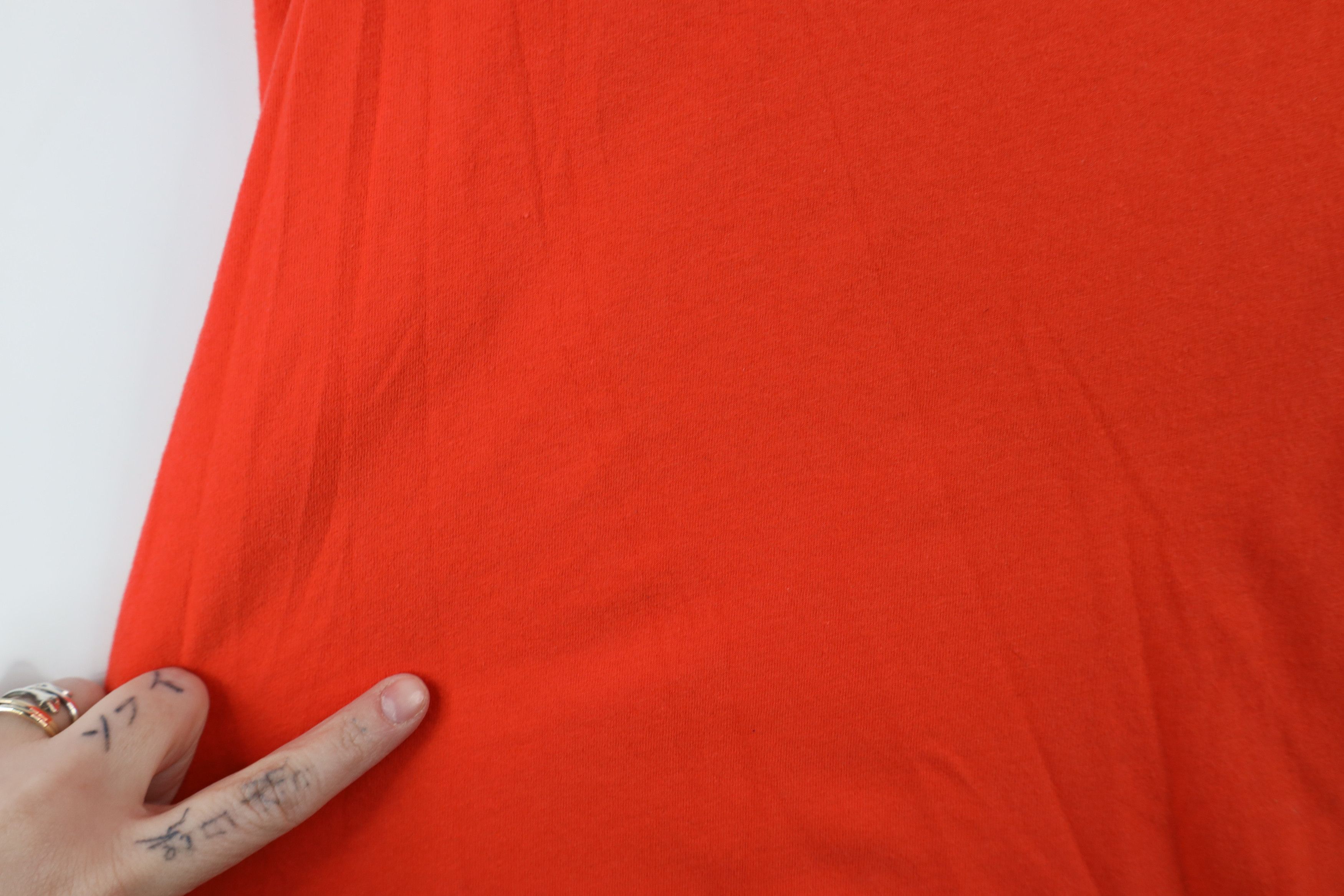 The North Face × Vintage The North Face Spell Box Logo Short Sleeve T-Shirt Orange Size US M / EU 48-50 / 2 - 7 Thumbnail