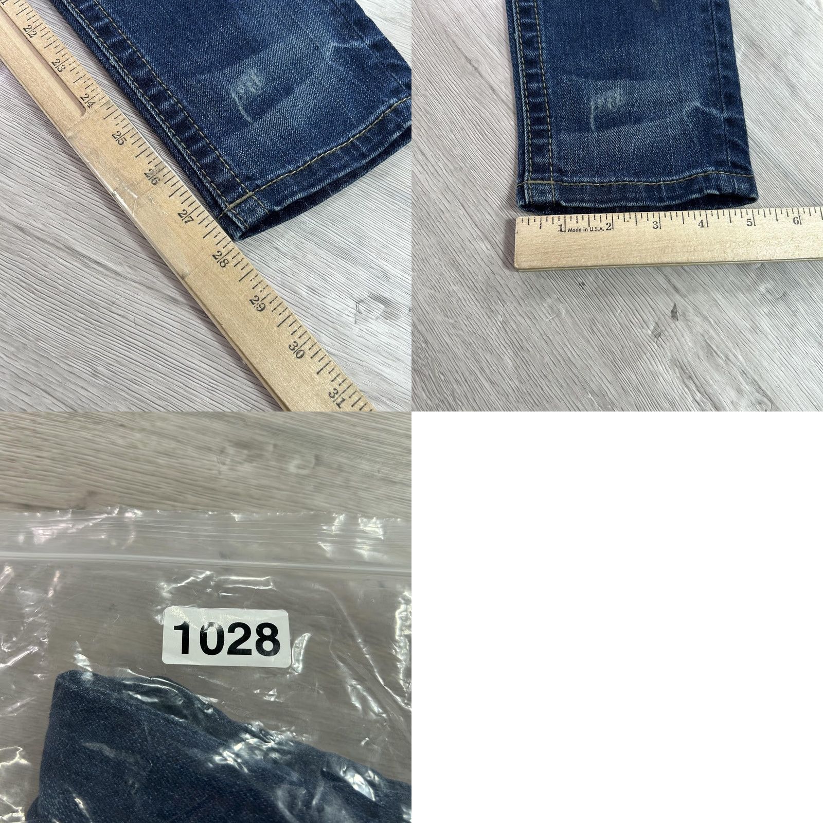 Miss Me Miss Me Jeans Womens 26 Blue Mid Rise Skinny Distressed Patch Denim Raw Hem Jeans Size 26" / US 2 / IT 38 - 9 Thumbnail