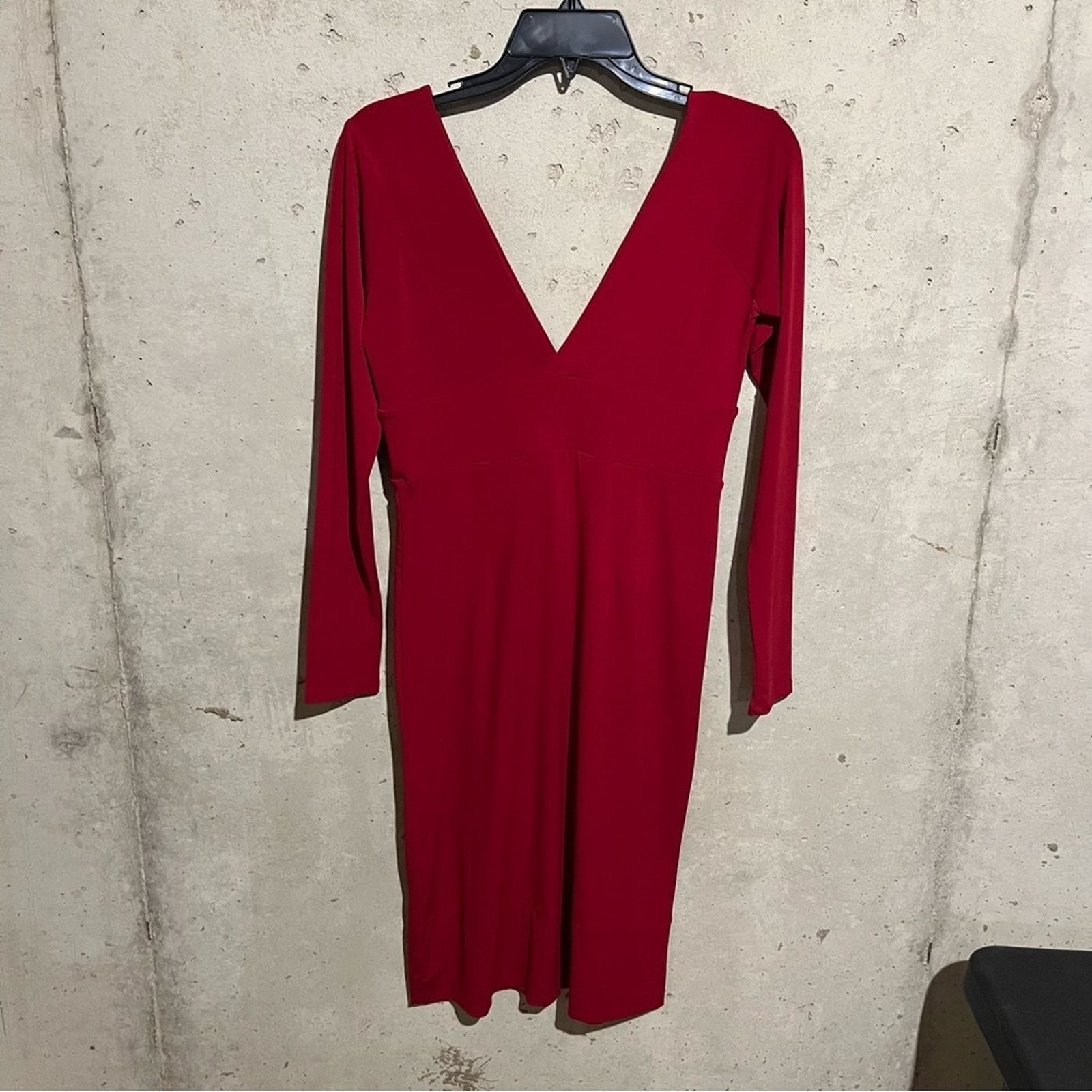 Other Moda International women's dress red size M Stretch Bodycon Size M / US 6-8 / IT 42-44 - 3 Thumbnail