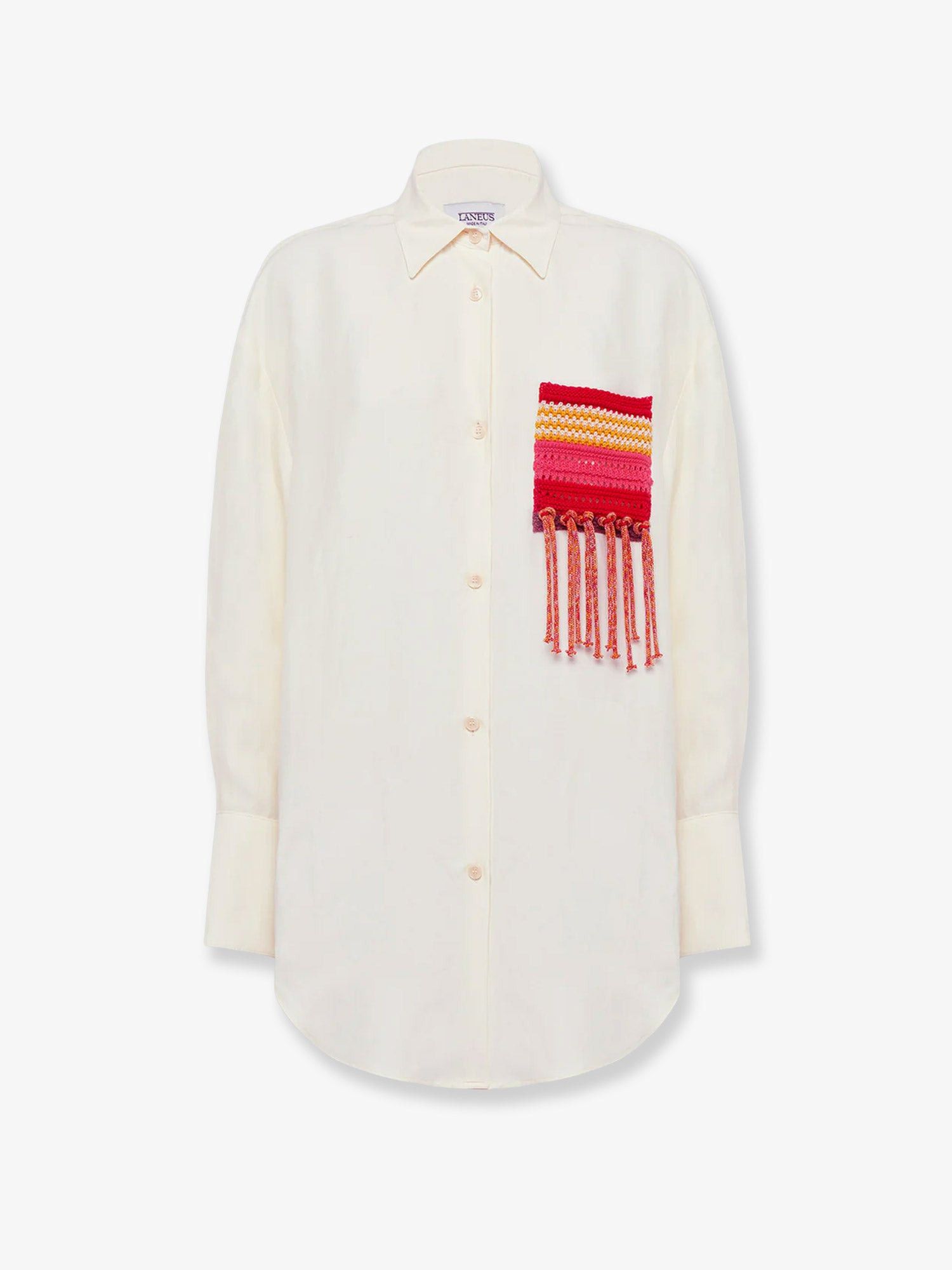 Laneus Over Viscose And Linen Shirt Size M / US 6-8 / IT 42-44 - 1 Thumbnail