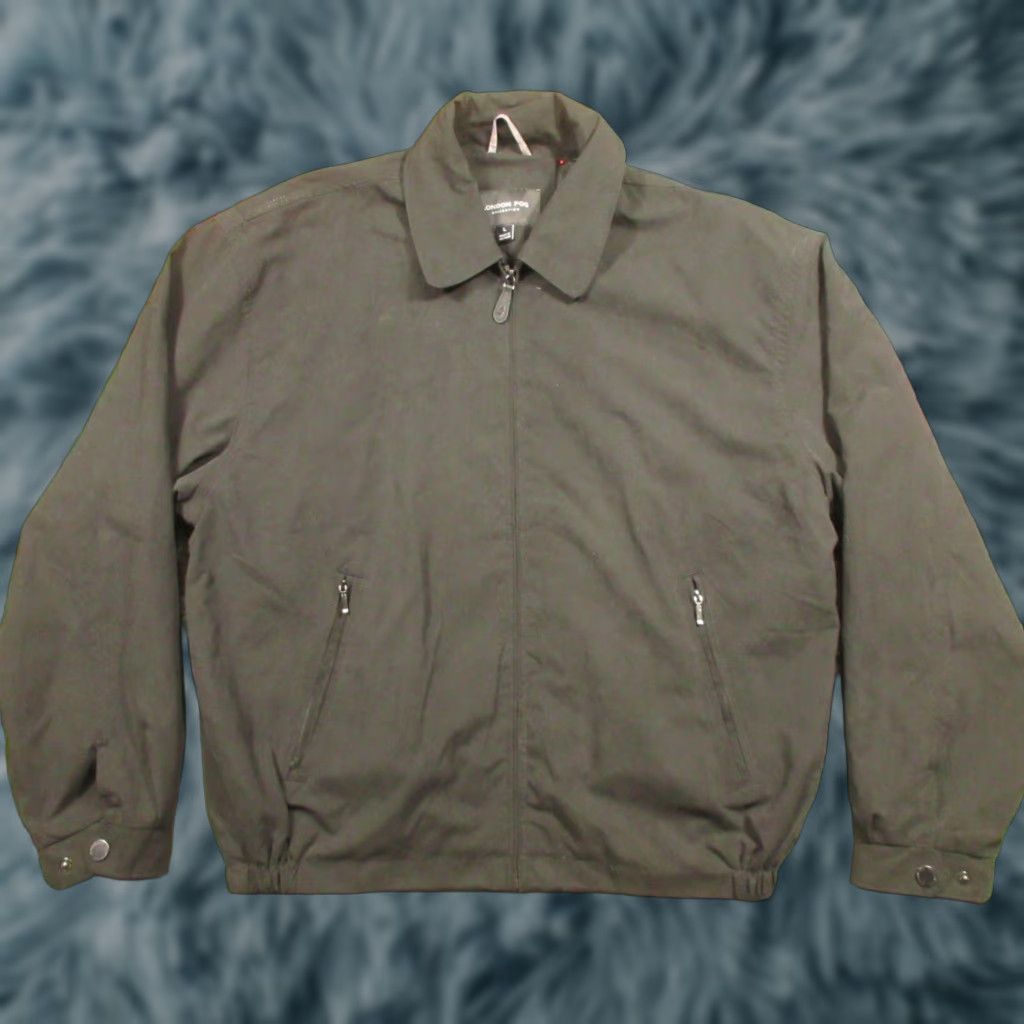 London Fog London Fog Lightweight Golf Jacket Bomber Men's Large Black Lined EUC Size US L / EU 52-54 / 3 - 1 Thumbnail