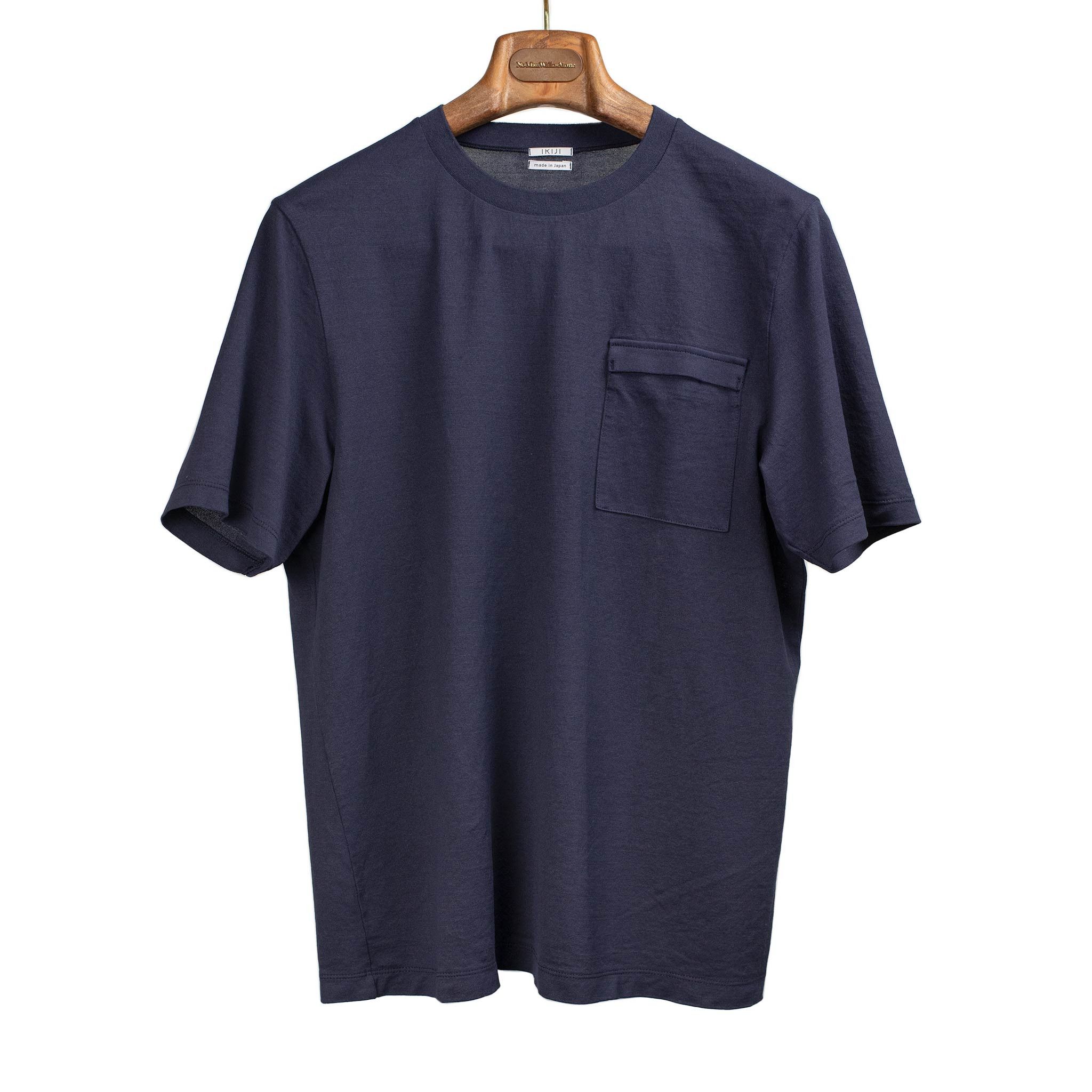 Navy Paper Pocket T-Shirt