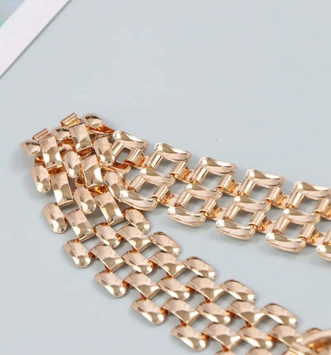 Jewelry Gold Plated Bead Chain Belt Women Classy Size ONE SIZE - 3 Thumbnail