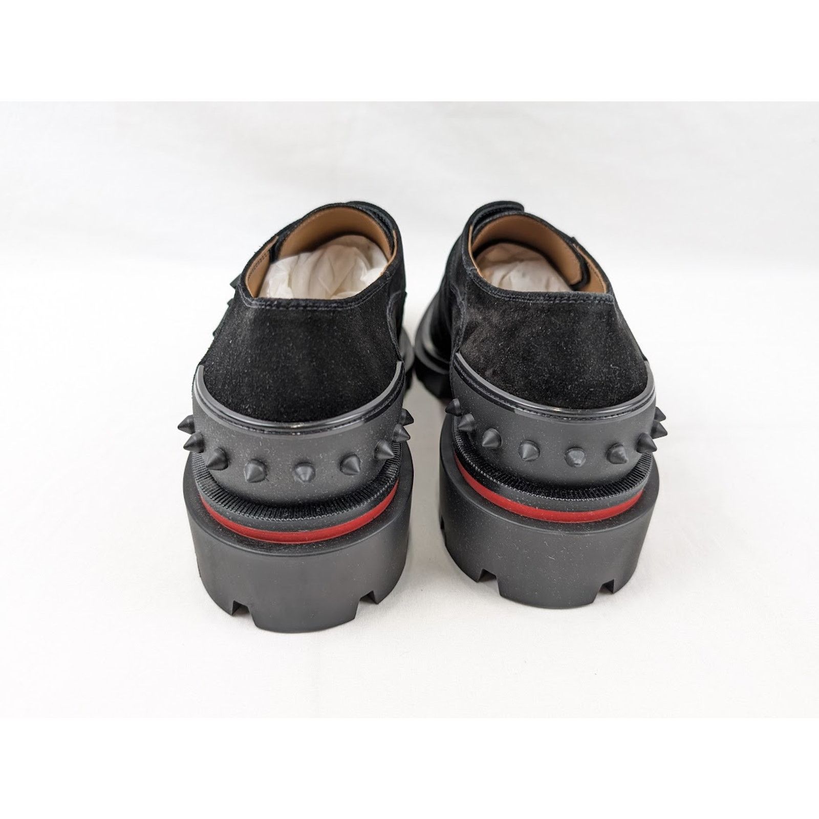 Christian Louboutin o1rshd1 Our Georges Flat Shoes in Black Size US 8 / EU 41 - 17 Thumbnail