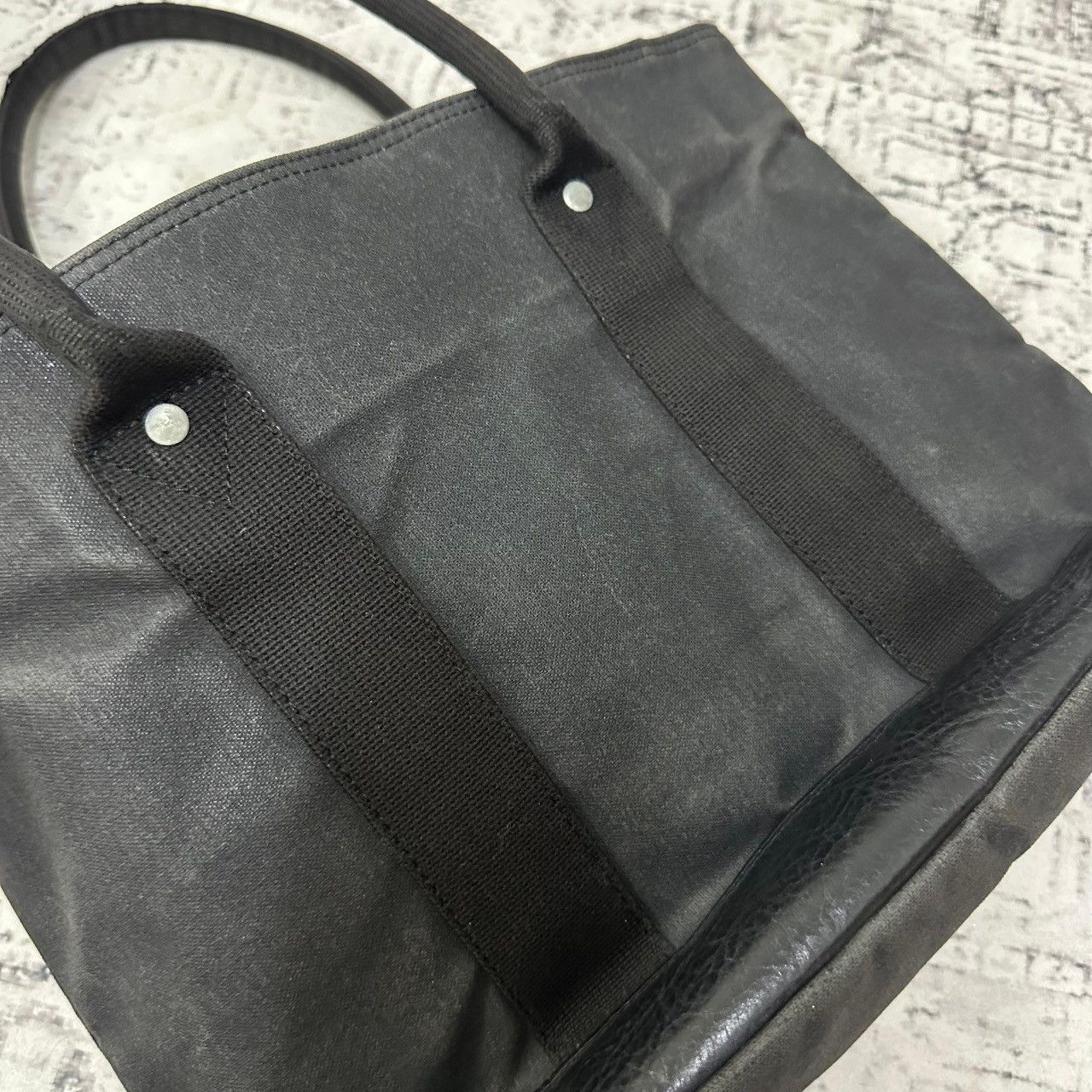 Porter Porter Yoshida & Co Tote Bag Japan – Canvas & Leather Bottom Size ONE SIZE - 8 Thumbnail