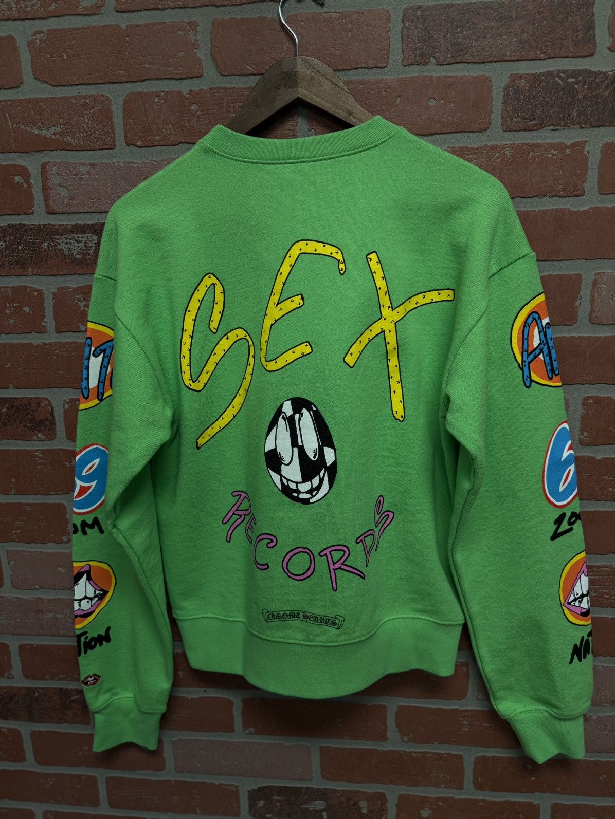 Chrome Hearts Chrome Hearts Matty Boy “Sex Records” Crewneck XS Brand New Size US XS / EU 42 / 0 - 4 Thumbnail