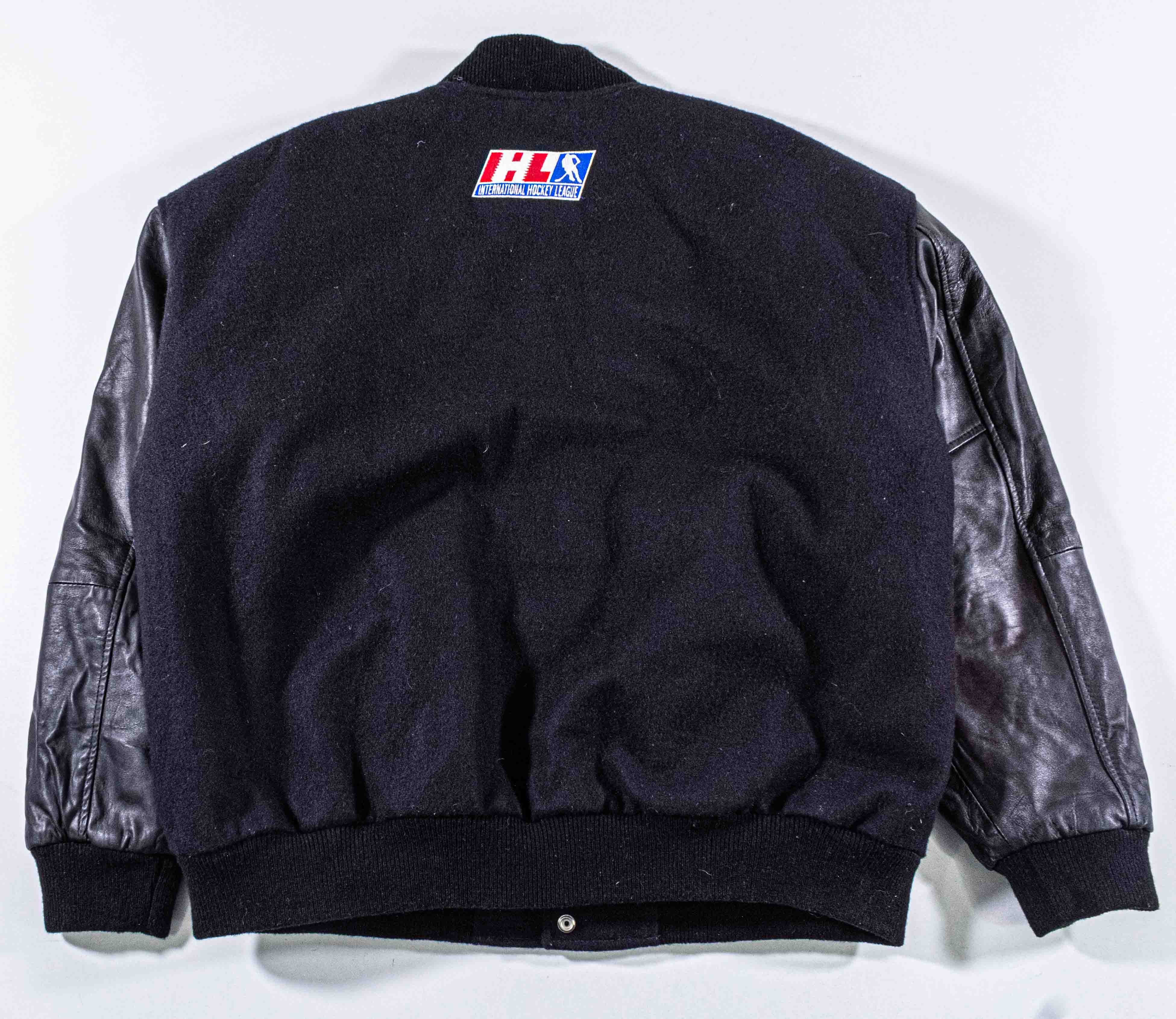 Vintage IHL International Hockey All Star 1999 Varsity Bomber Jacket Size US XL / EU 56 / 4 - 2 Thumbnail