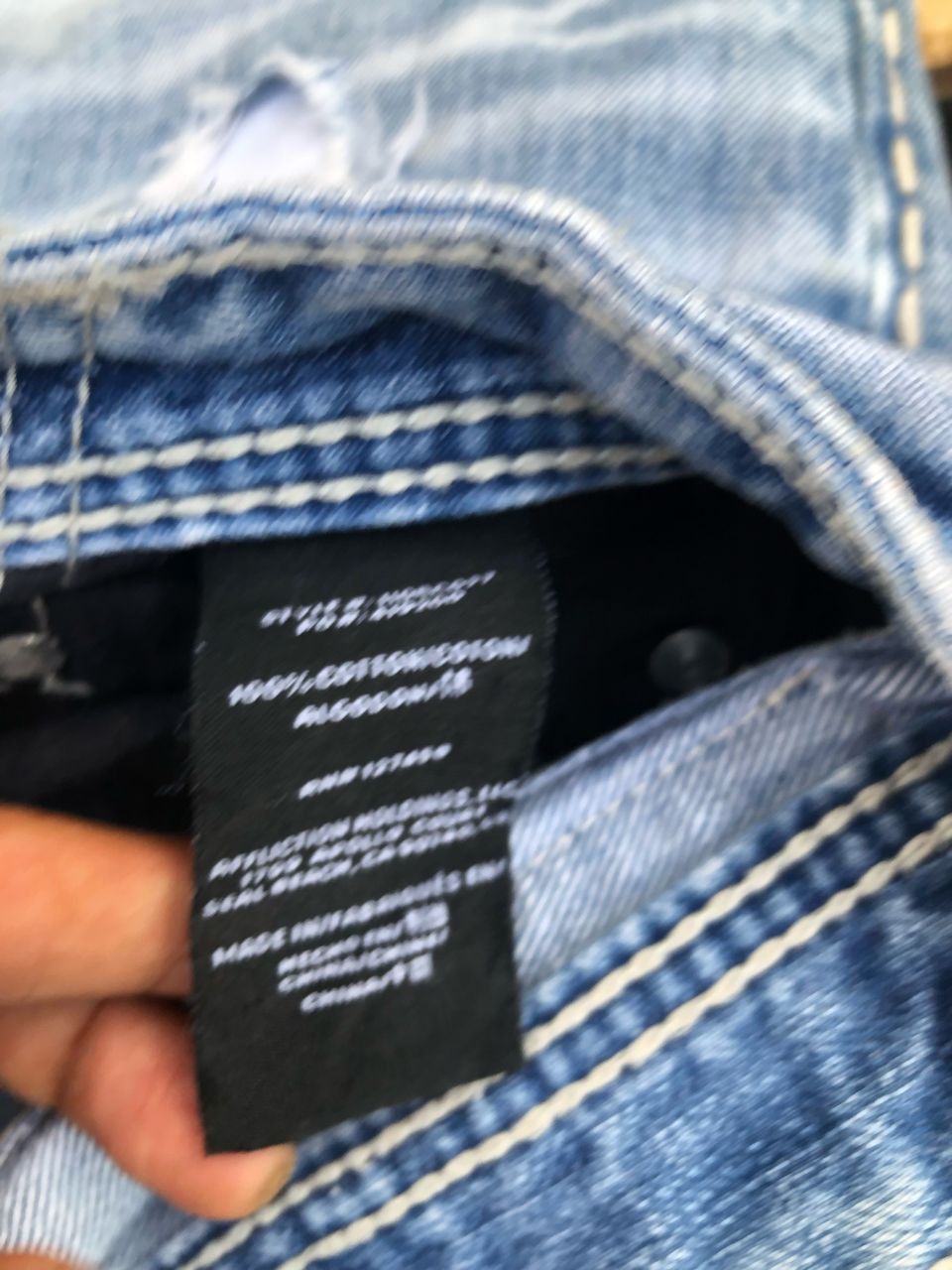 Affliction × Vintage Vintage Affliction Denim Jeans Size US 32 / EU 48 - 5 Thumbnail