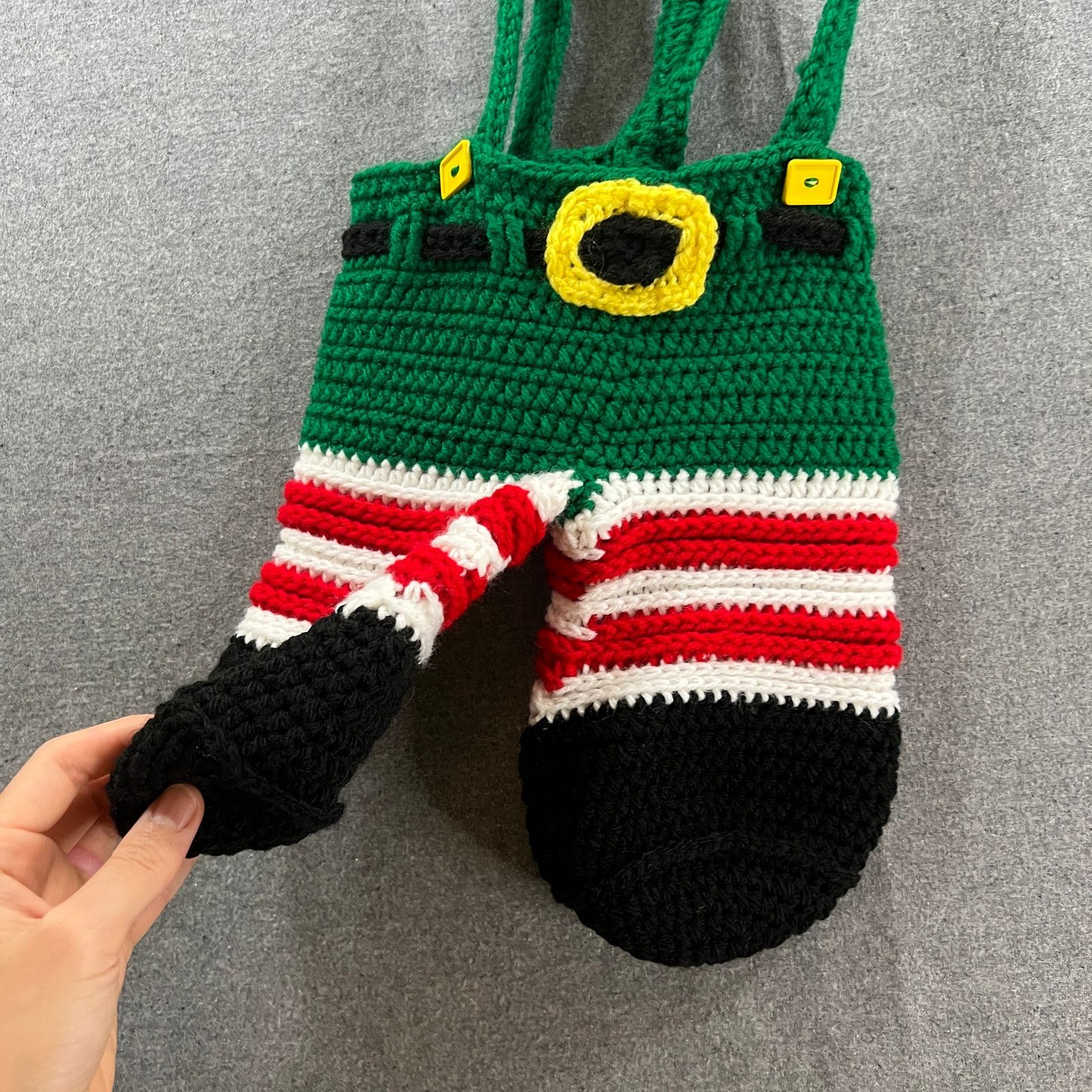 Other Christmas Bags Knitting Pattern Green Purse Size ONE SIZE - 3 Thumbnail