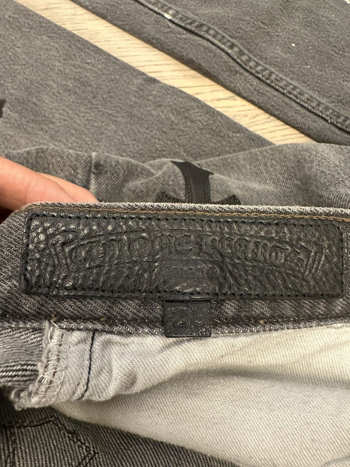 Chrome Hearts 🔥Chrome Hearts 501 Grey Jeans🔥 Size US 29 - 7 Thumbnail