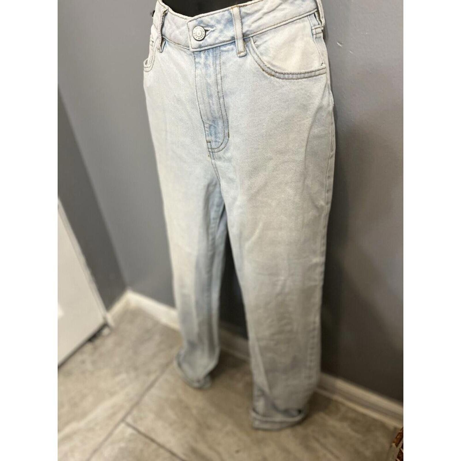 Pacsun Pac Sun Women Jeans 0 Mom Light Stretch Distressed High Rise Size 25" / US 0 / IT 36 - 4 Thumbnail