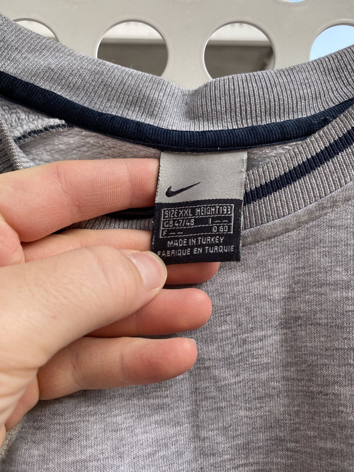 Nike × Vintage Vintage Nike Custom Coog Center Swoosh Oversize Hoodie Y2K Size US XXL / EU 58 / 5 - 5 Thumbnail