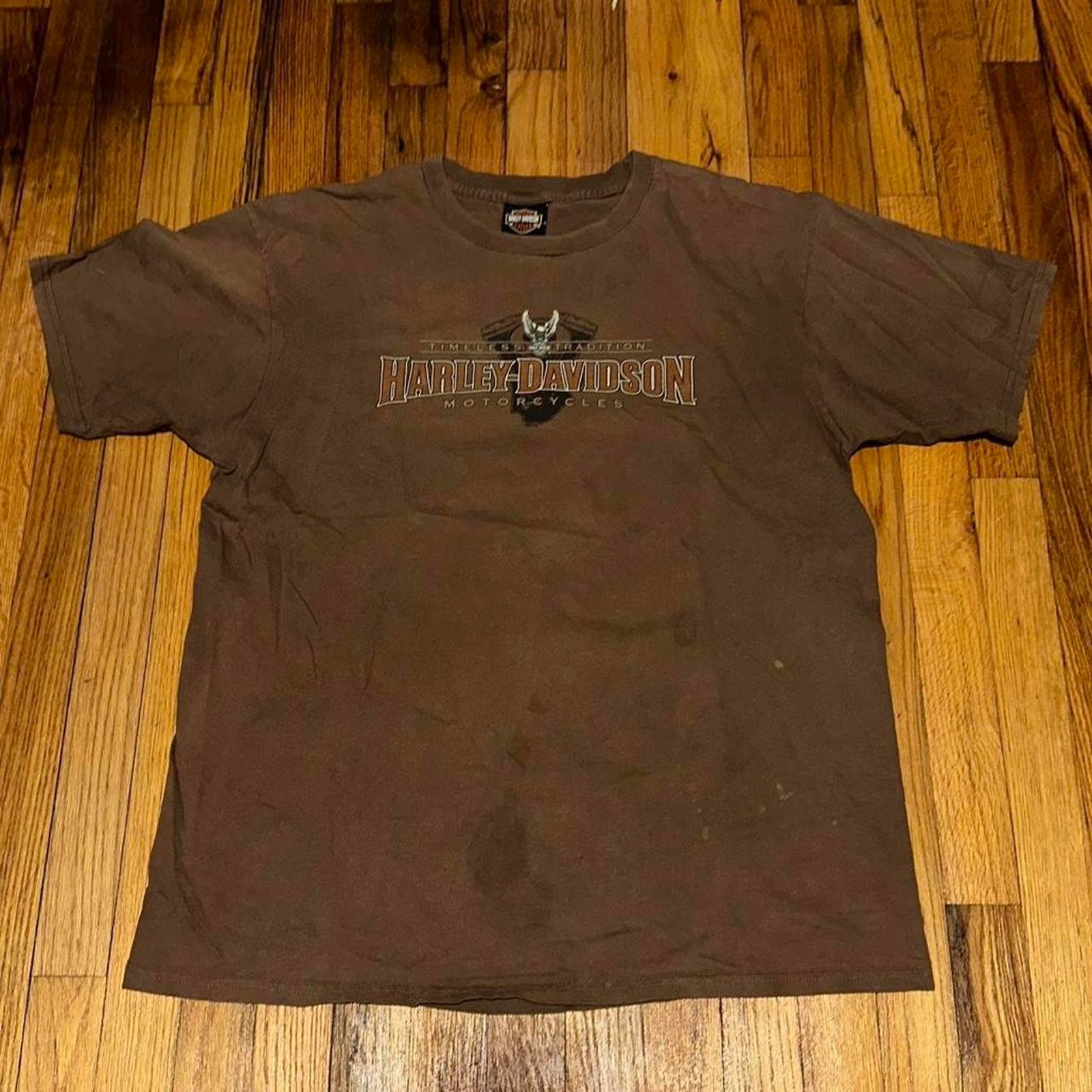 Harley Davidson × Vintage Harley Davidson Motorcycles Ray Price of Raleigh NC Tee XL Size US XL / EU 56 / 4 - 3 Thumbnail