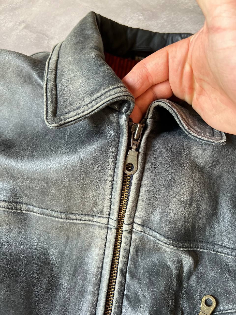 Vintage Vintage Leather Jacket Size US L / EU 52-54 / 3 - 6 Thumbnail