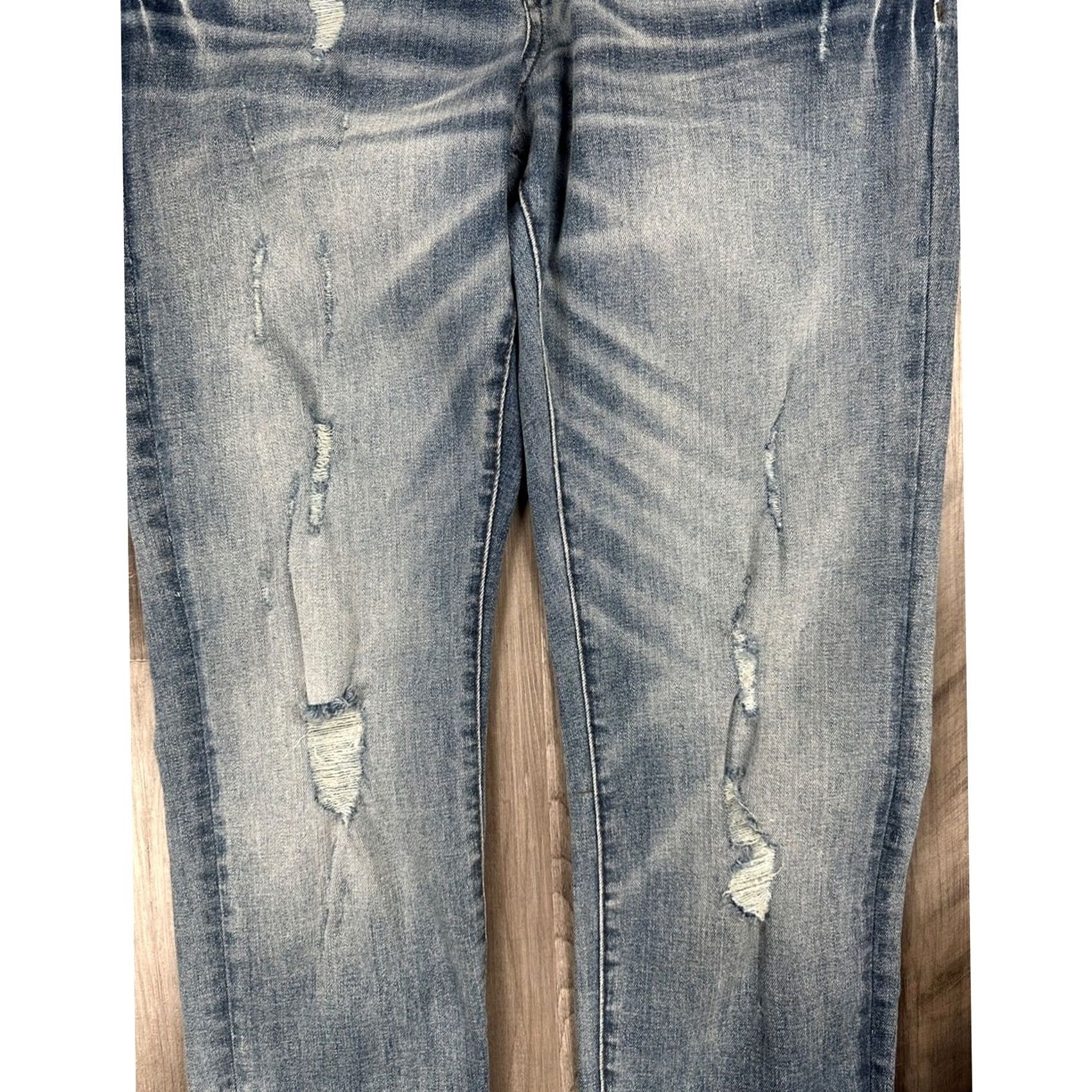 Prps PRPS Le Sabre Slim Tapered Light Wash Jeans 30 Men Regular 34 Inseam Blue 100% Cotton Tapered NWT Size US 30 / EU 46 - 5 Thumbnail