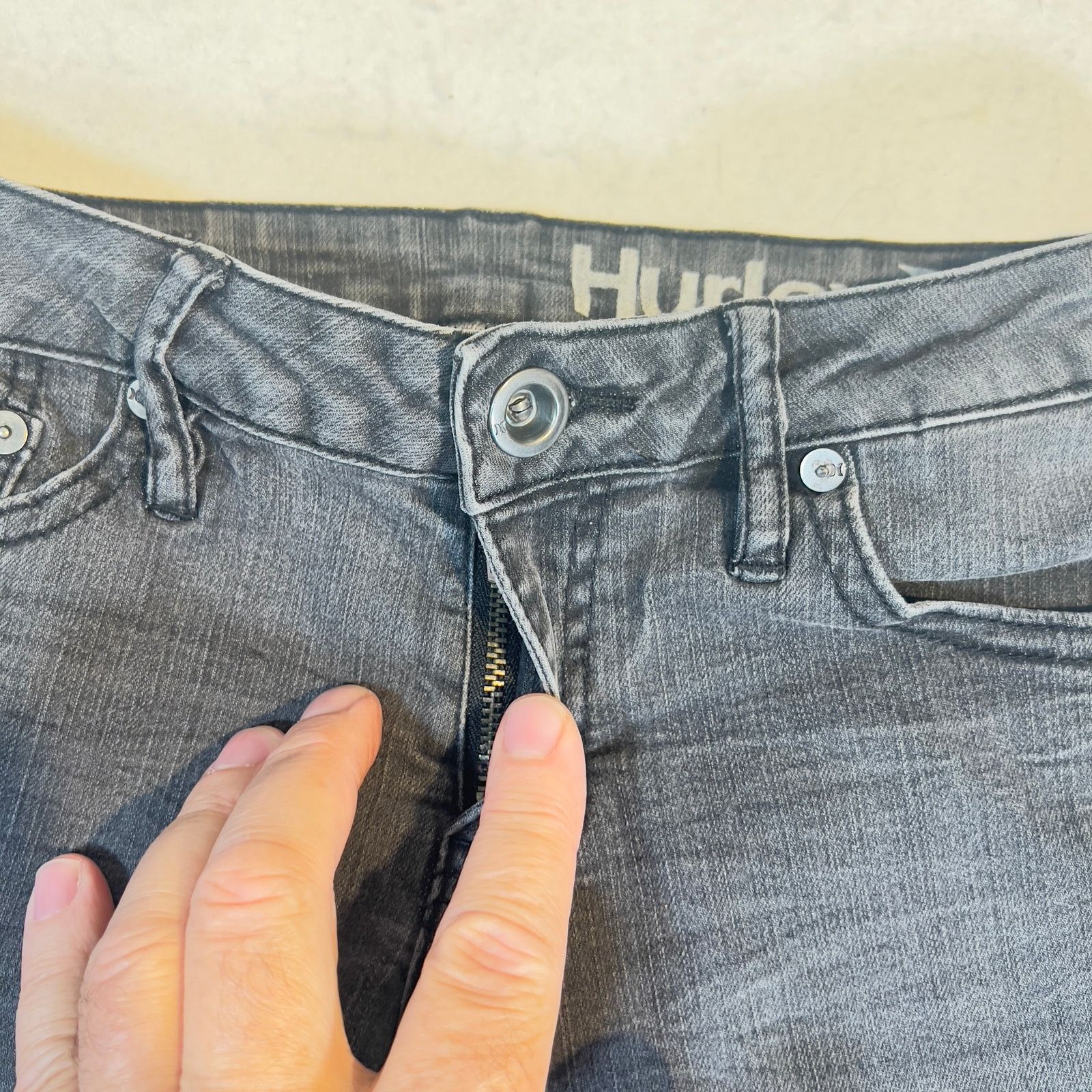 Hurley Hurley 90 Denim Legging Woman 28W 30L Sz 7 Low Rise STRETCH Size 28" / US 6 / IT 42 - 5 Thumbnail