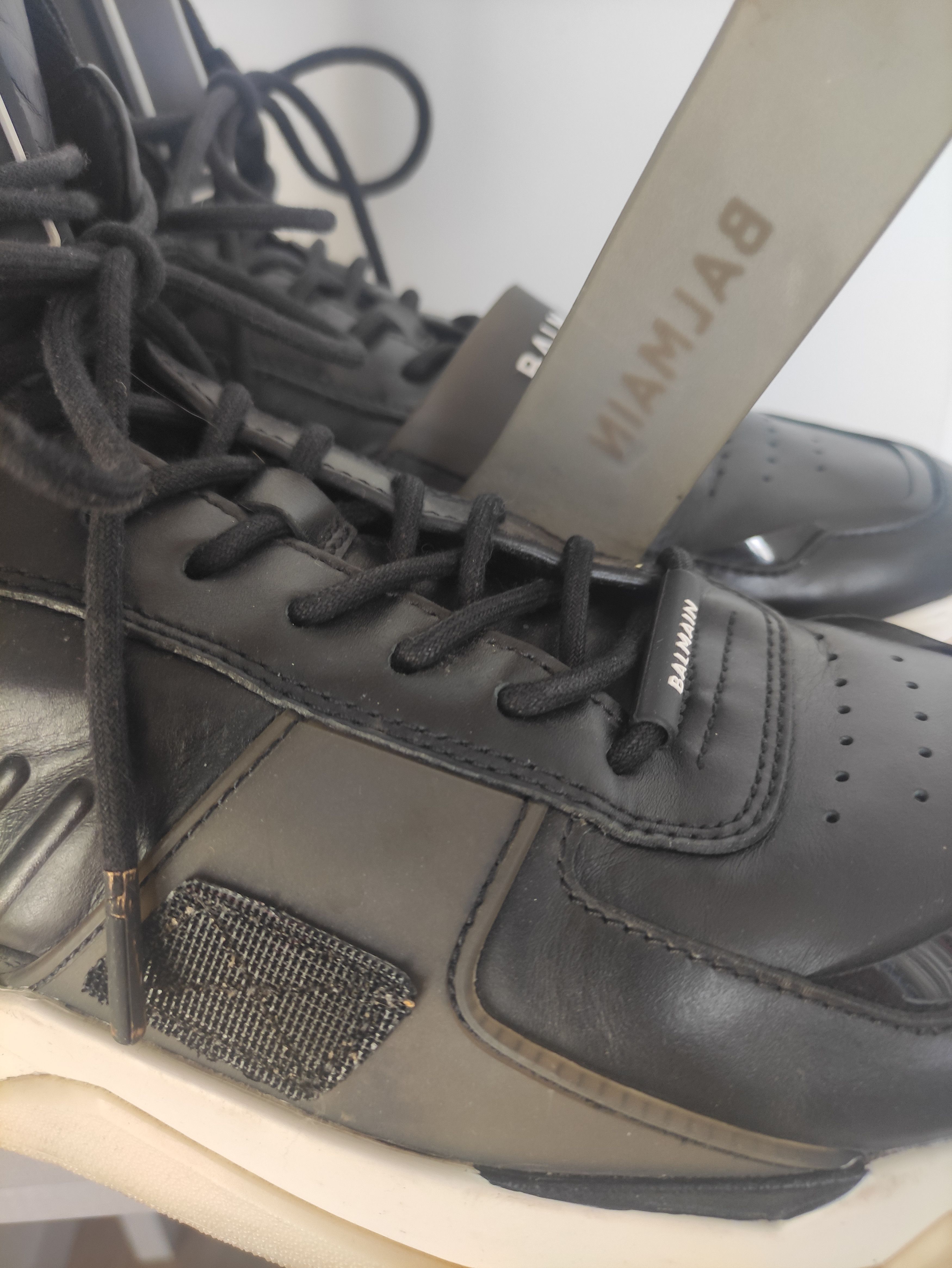 Balmain Balmain High Top Sneakers Size US 11 / EU 44 - 2 Thumbnail