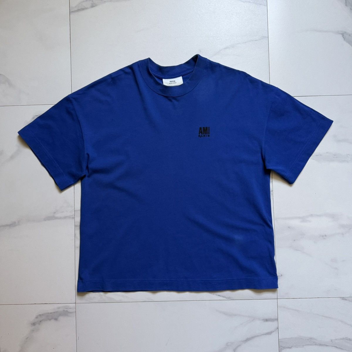 AMI AMI Paris Embroidered Logo Oversized Tee Size US S / EU 44-46 / 1 - 2 Thumbnail