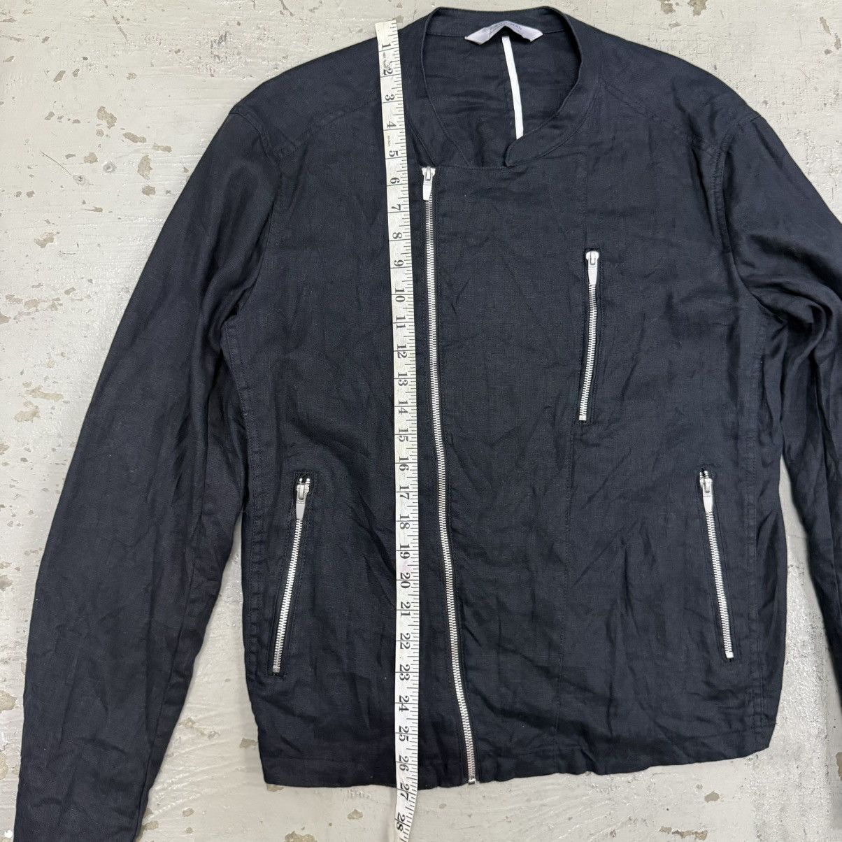 Japanese Brand Blank NYC Black Out Woven Moto Jacket Zara Size US L / EU 52-54 / 3 - 6 Thumbnail