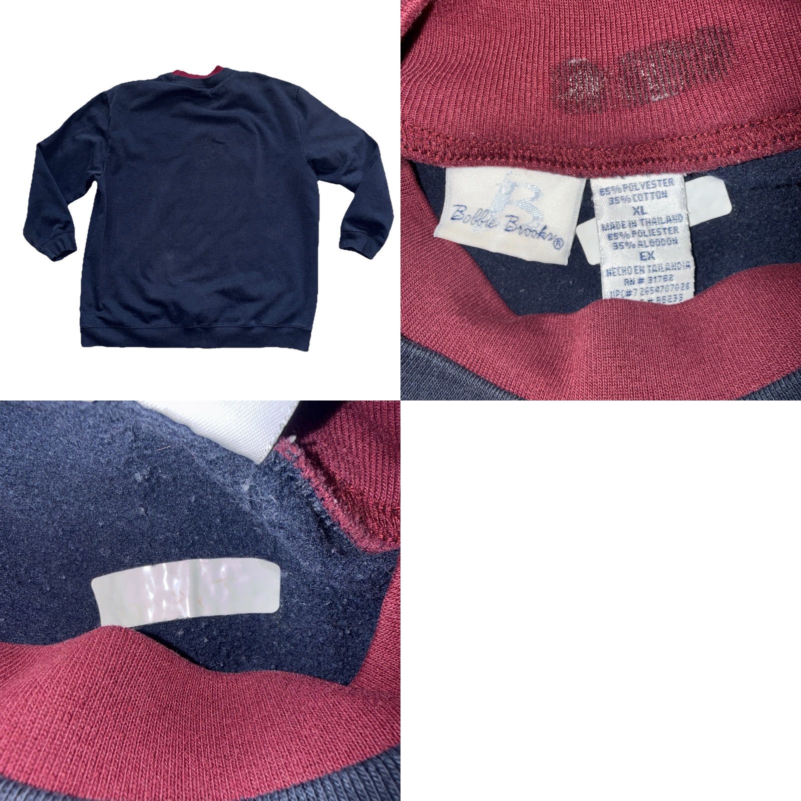 Vintage VINTAGE Bobbie Brooks Sweatshirt Women XL Navy Blue Embroidered Birds Pullover Crew Neck Long Sleeve Casual Size XL / US 12-14 / IT 48-50 - 8 Thumbnail