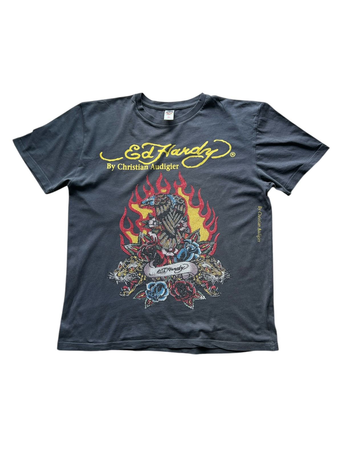 Ed Hardy × Vintage Ed Hardy by Christian Audigier Tee Rare Size US XL / EU 56 / 4 - 1 Thumbnail