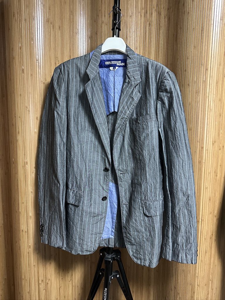 Junya Watanabe commedes garcons man stripe jacket Size US M / EU 48-50 / 2 - 2 Thumbnail