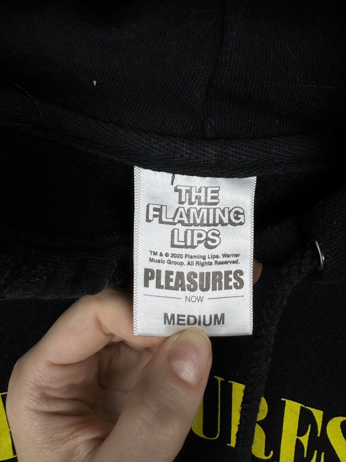 Pleasures Pleasures Hoodie Mens Black The Flaming Lips Drugs Help sz M Size US M / EU 48-50 / 2 - 9 Thumbnail