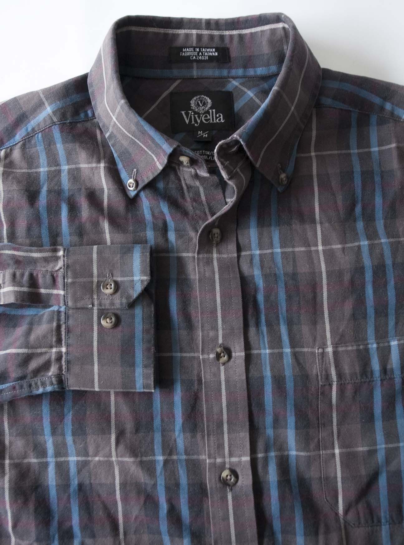 Viyella Viyella Shirt Flannel Size M Multicolor Plaid Distressed Size US M / EU 48-50 / 2 - 4 Thumbnail