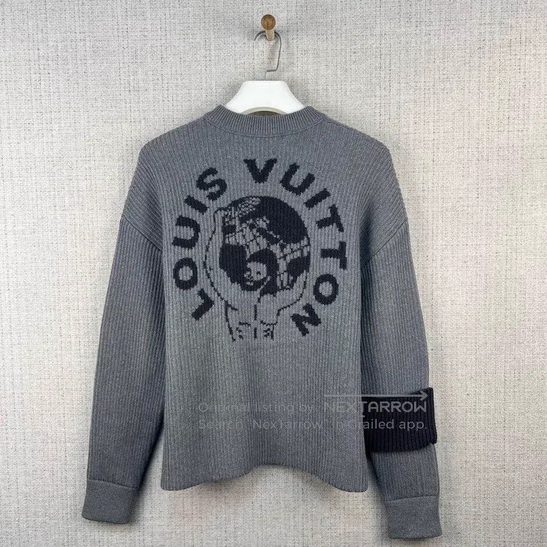 Louis Vuitton Louis Vuitton Earth logo jacquard knit pullover sweater Size US S / EU 44-46 / 1 - 4 Thumbnail