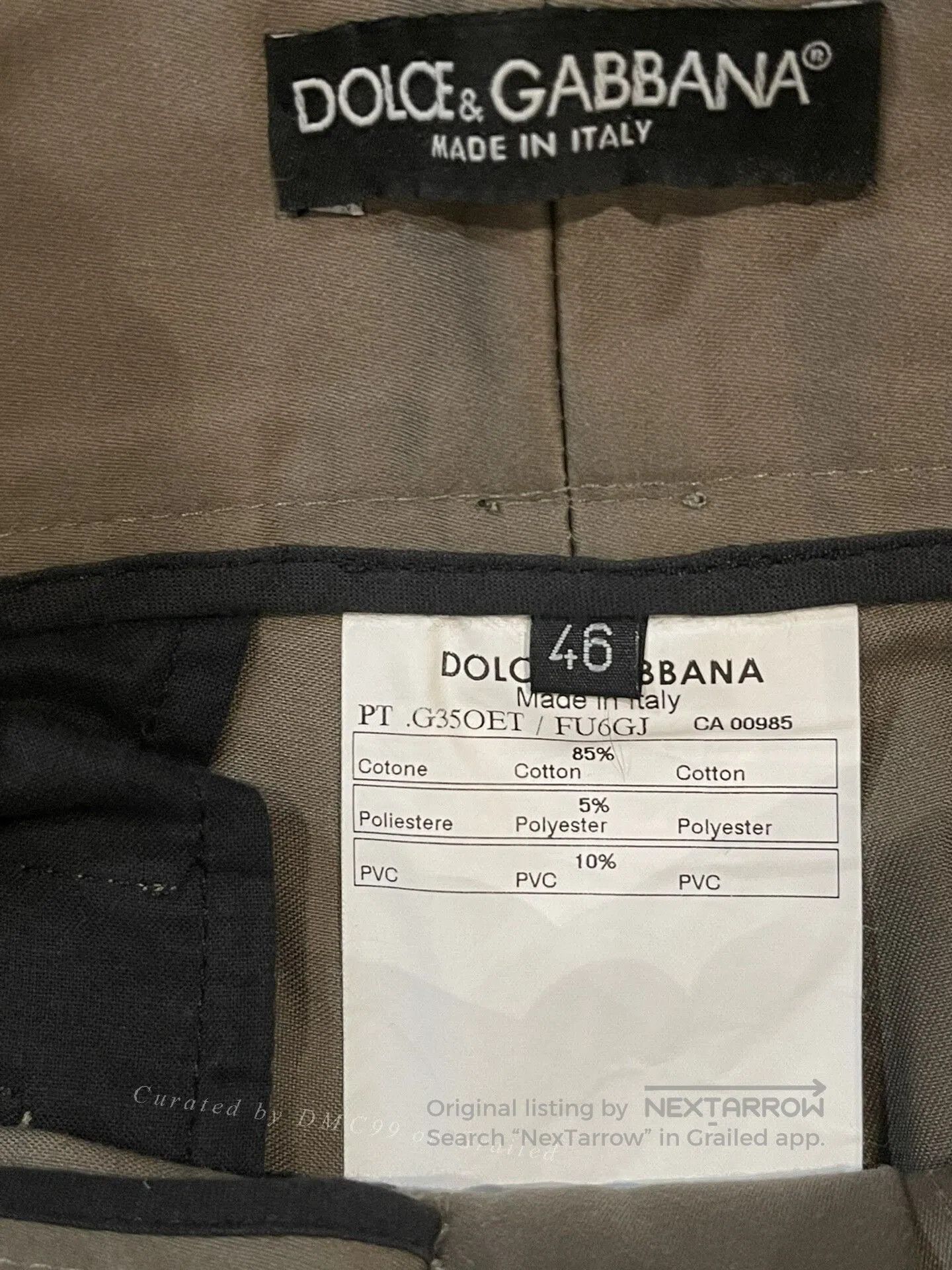 Dolce & Gabbana Dolce & Gabbana DG Archive Cargo Pants. Size US 30 / EU 46 - 5 Thumbnail