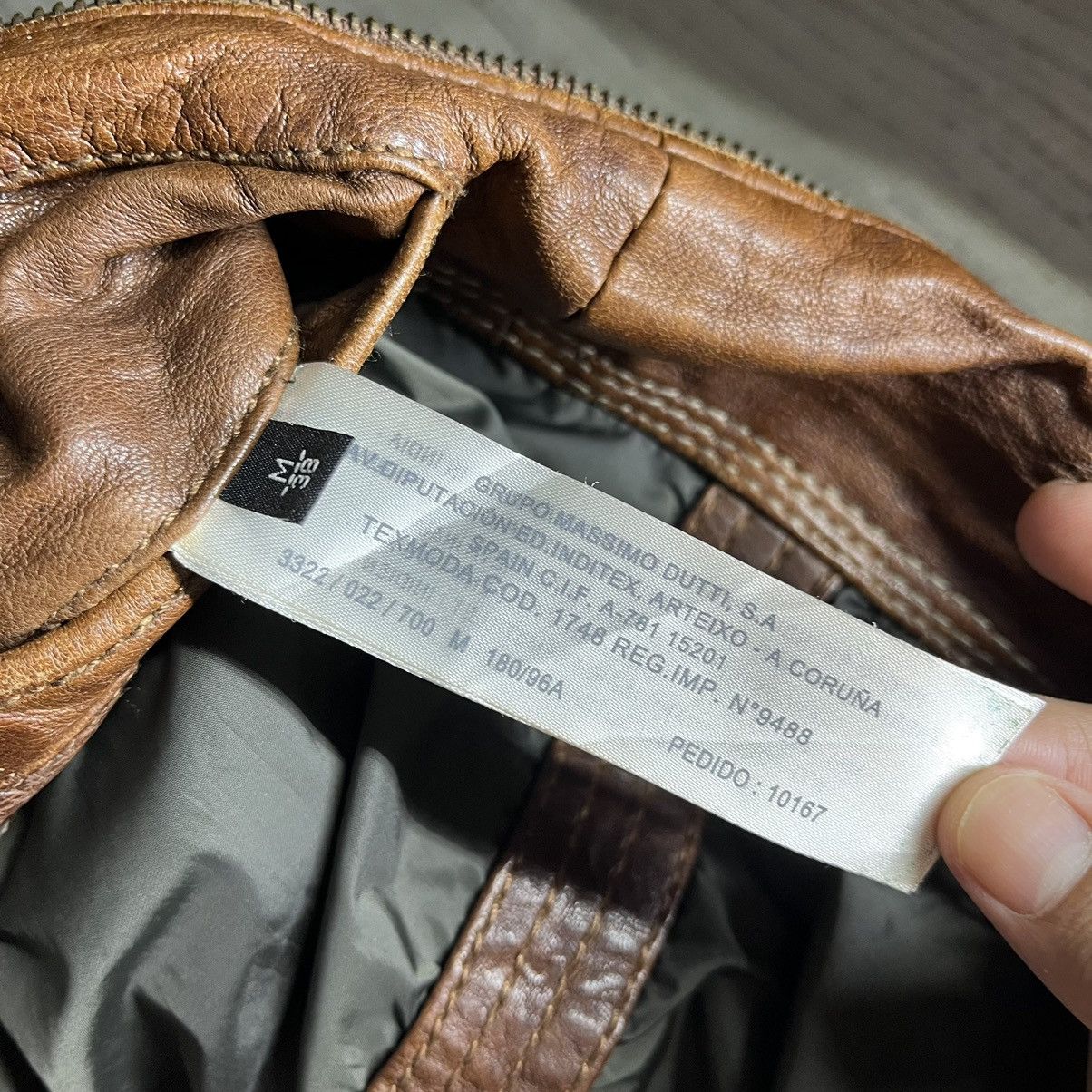 Massimo Dutti Massimo Dutti Brown motorcycle Leather Jacket Size US M / EU 48-50 / 2 - 18 Thumbnail