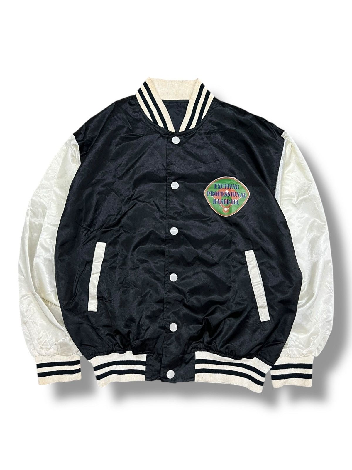 Other Vintage “Exciting Professional Baseball” Varsity Jacket Size US L / EU 52-54 / 3 - 2 Thumbnail