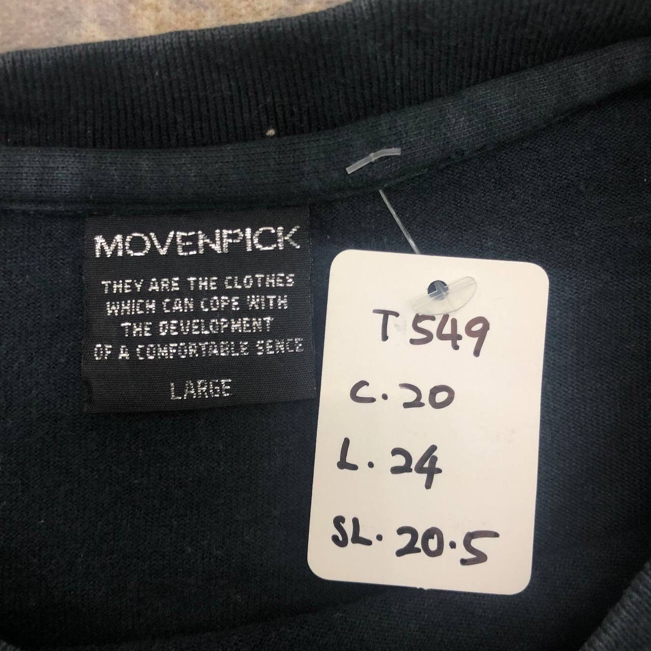 Japanese Brand × Vintage T549. SUN FADED PUNK MOVENPICK TEE Size US L / EU 52-54 / 3 - 8 Thumbnail