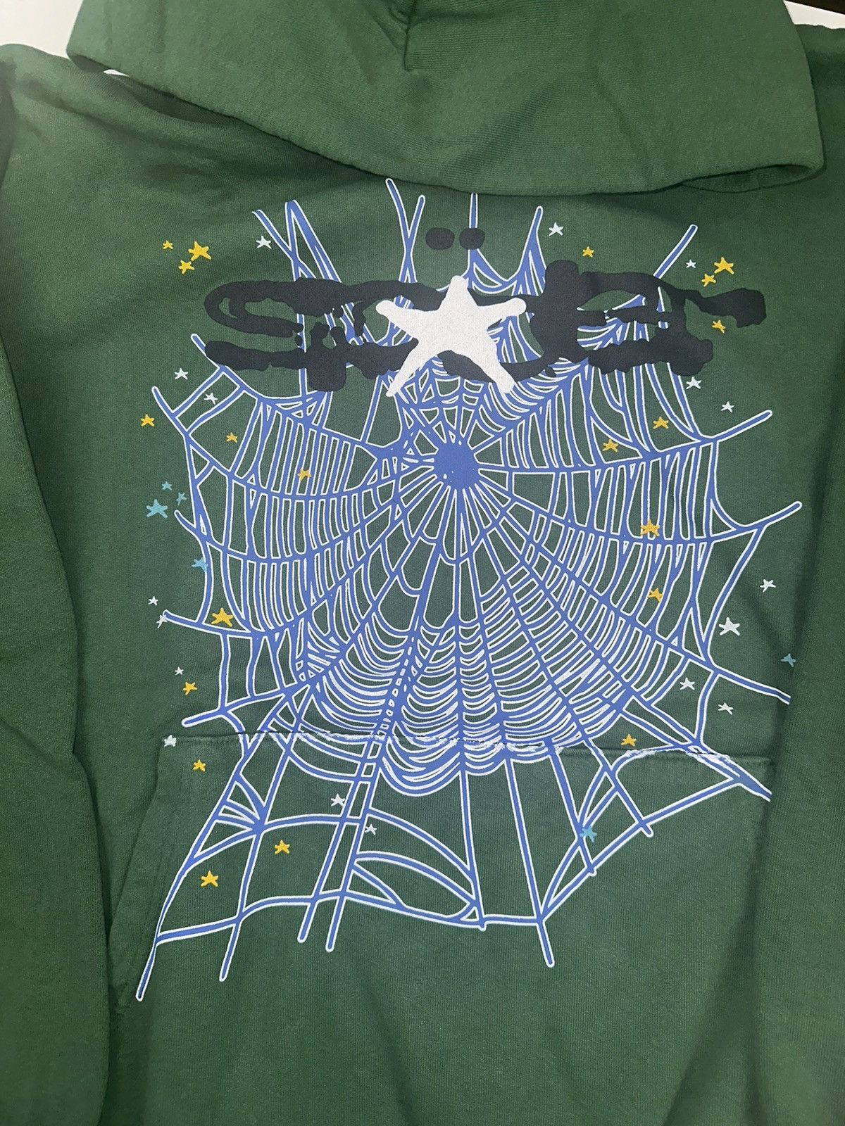 Sp5der Sp5der Hunter Green Hoodie Size US XL / EU 56 / 4 - 2 Thumbnail