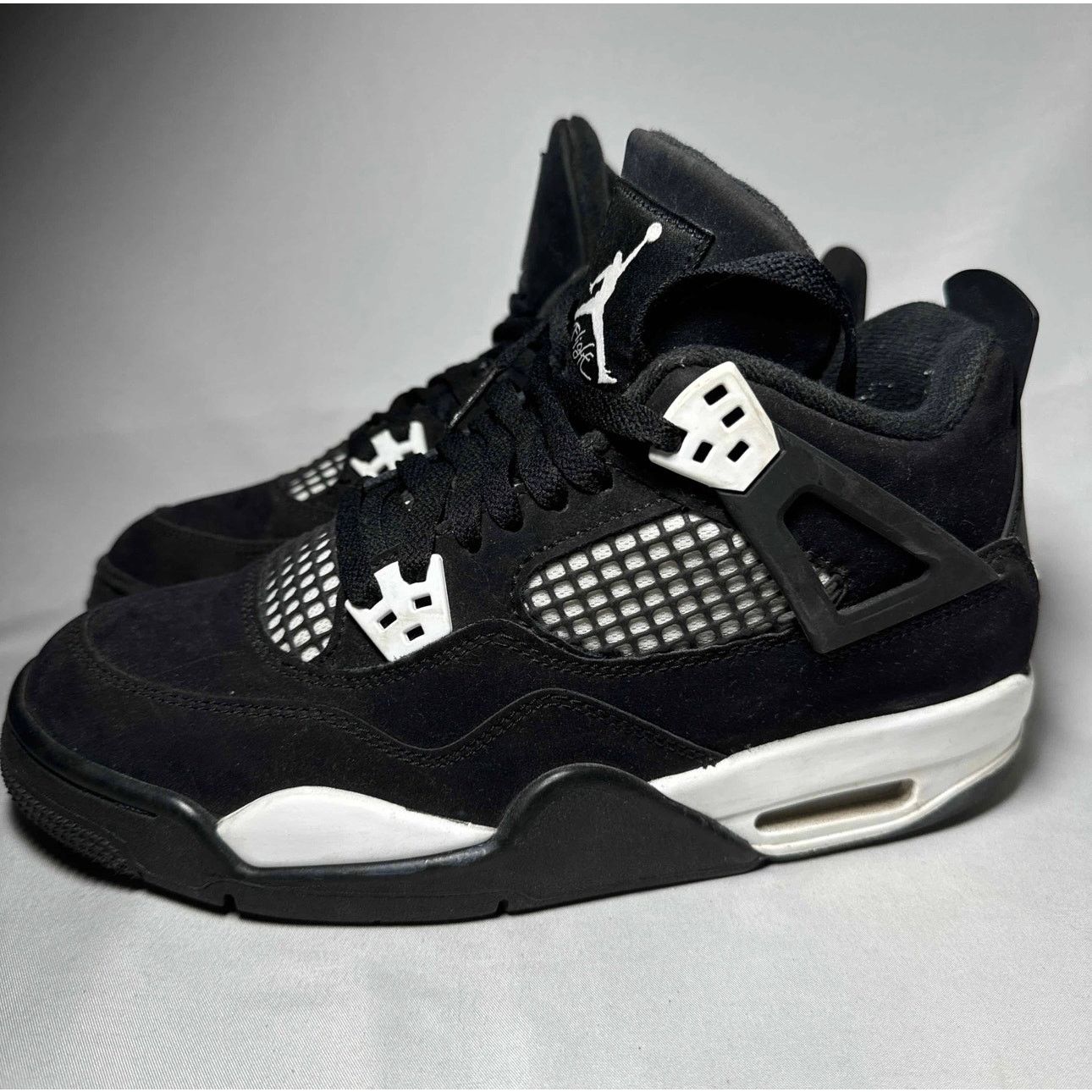 Jordan Brand × Nike Size 7 Nike Air Jordan 4 Retro GS White Thunder Men's Shoes Size US 7 / EU 40 - 9 Thumbnail