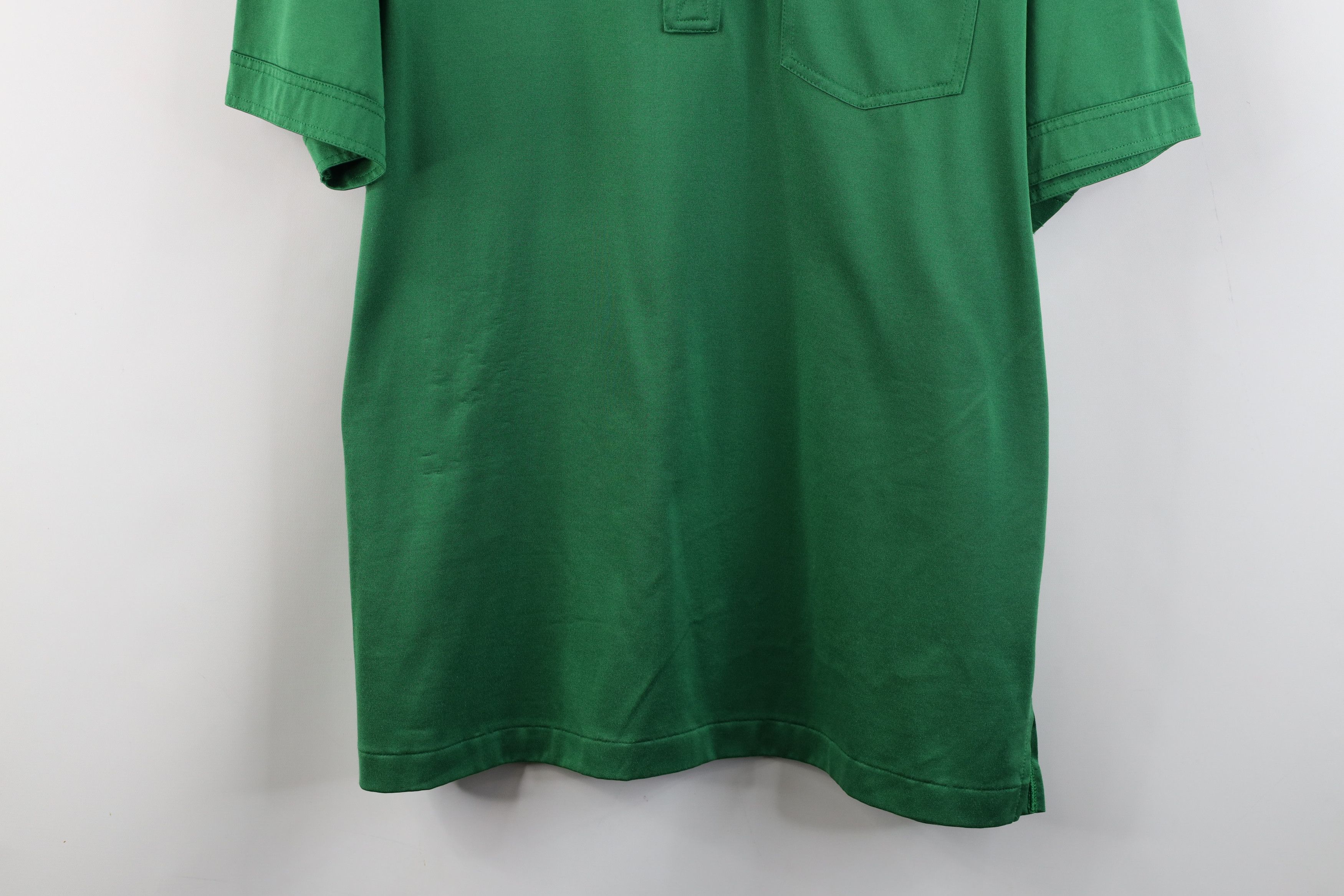 Vintage Vintage 70s Streetwear Collared Polo Shirt Masters Green Size US XL / EU 56 / 4 - 3 Thumbnail