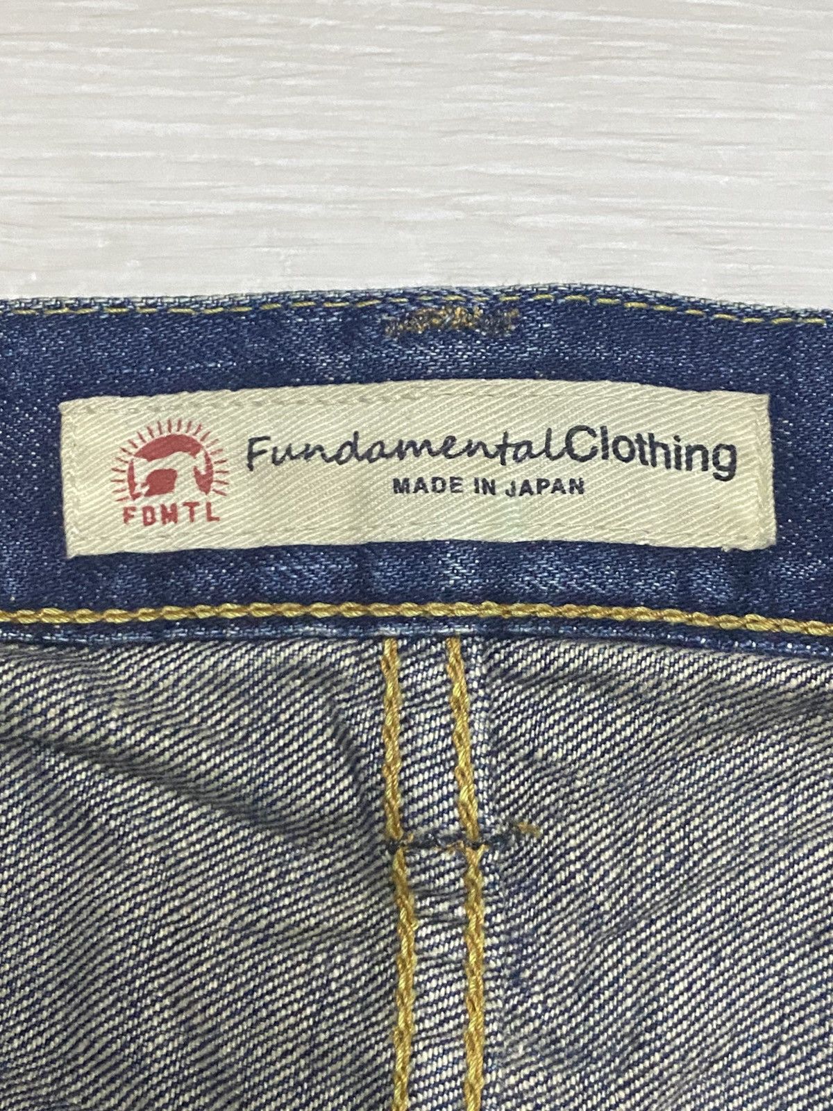 FDMTL Classic Straight Denim Crazy Mud Wash Jeans Size US 33 - 19 Thumbnail